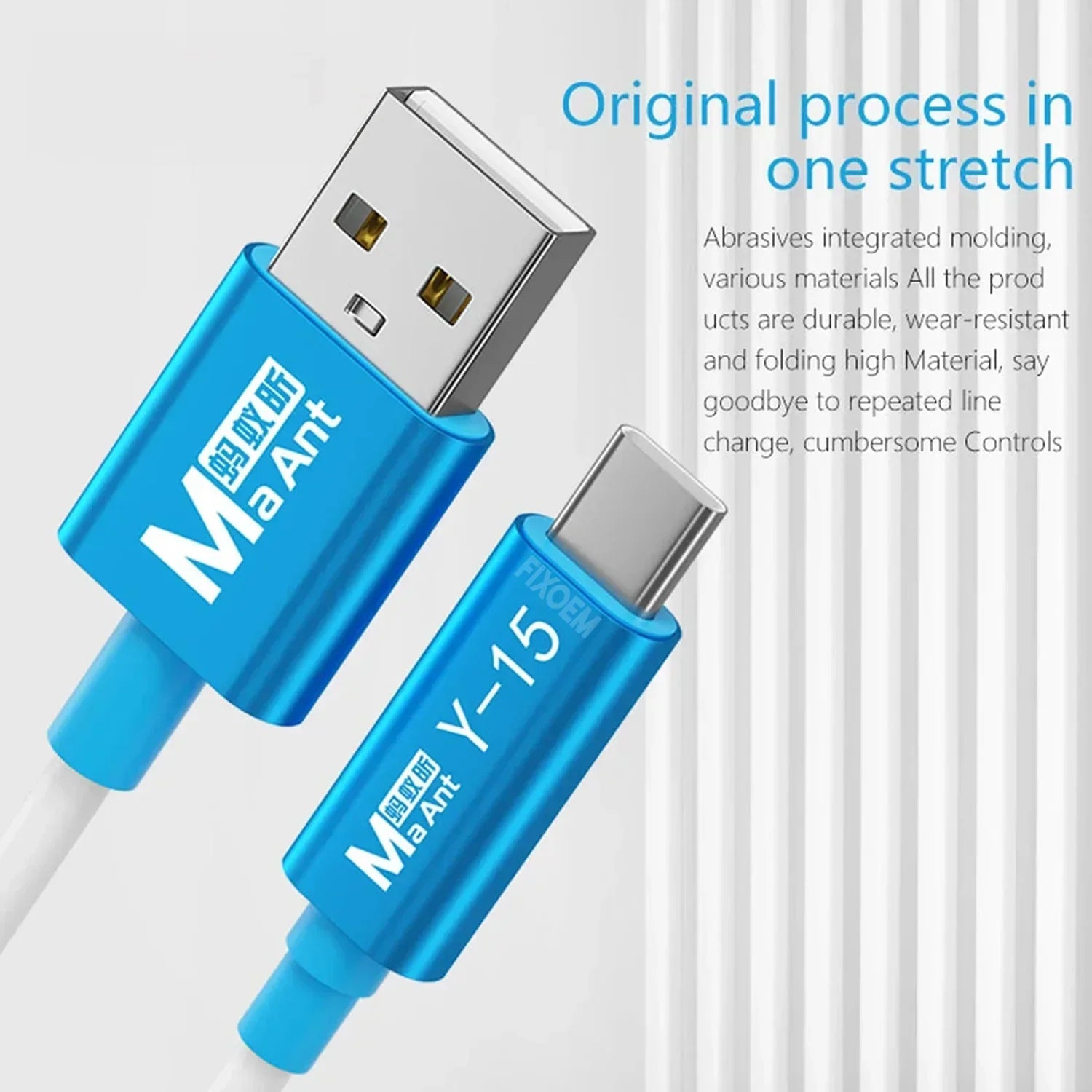 Cable 3 En 1 Carga Actualizacion Firmware flashing Transmision Datos MA ANT Y-15 IPhone 15 16 17 |+5,000 reseñas 4.9/5 | recibe express 2 días