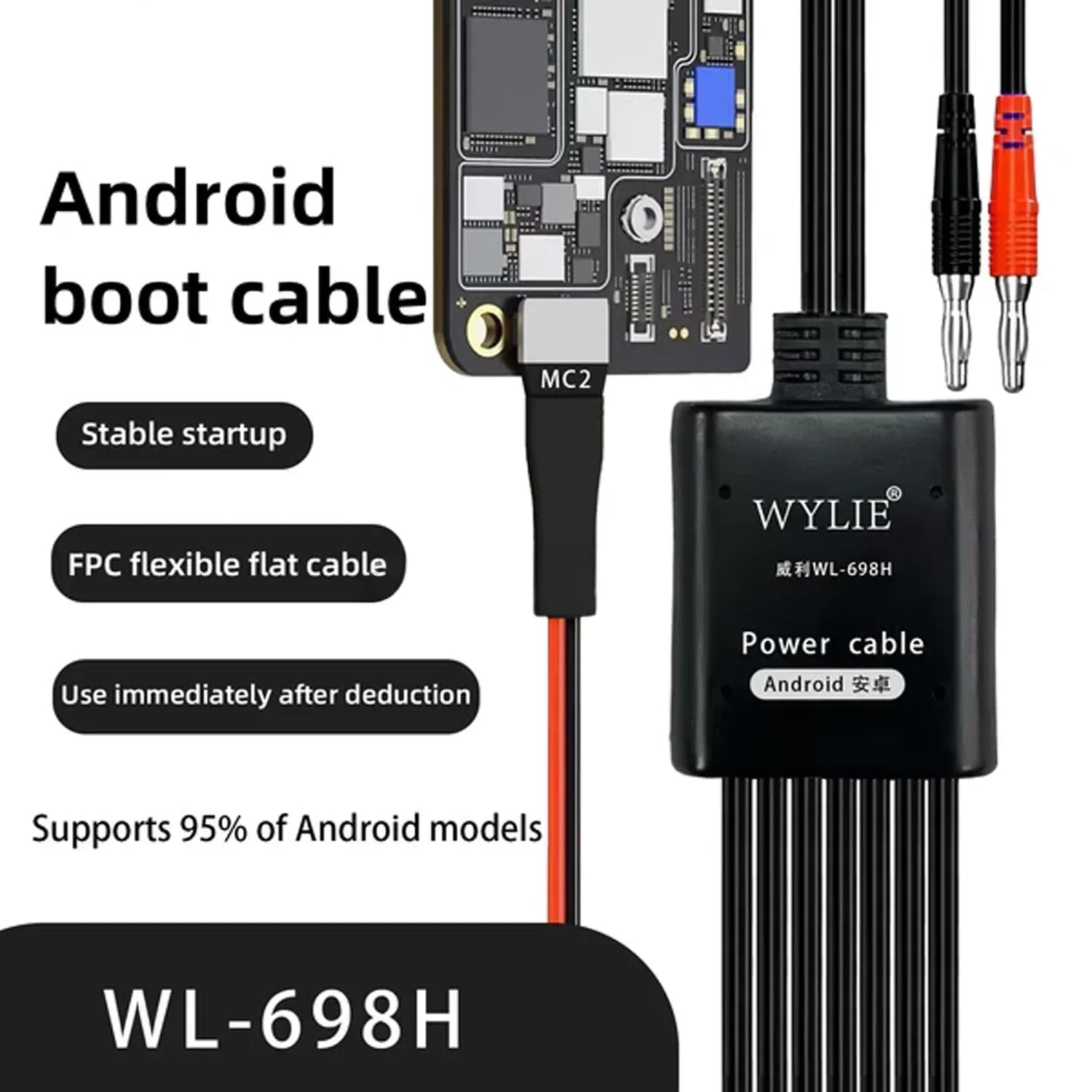 Cable Arranque Andorid WYLIE Wl-698H |+5,000 reseñas 4.9/5 | recibe express 2 días