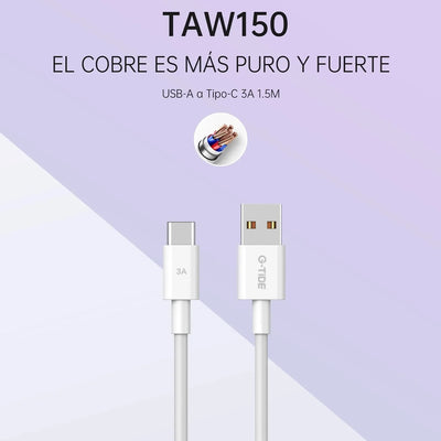 Cable Datos USB-Tipo C G-Tide