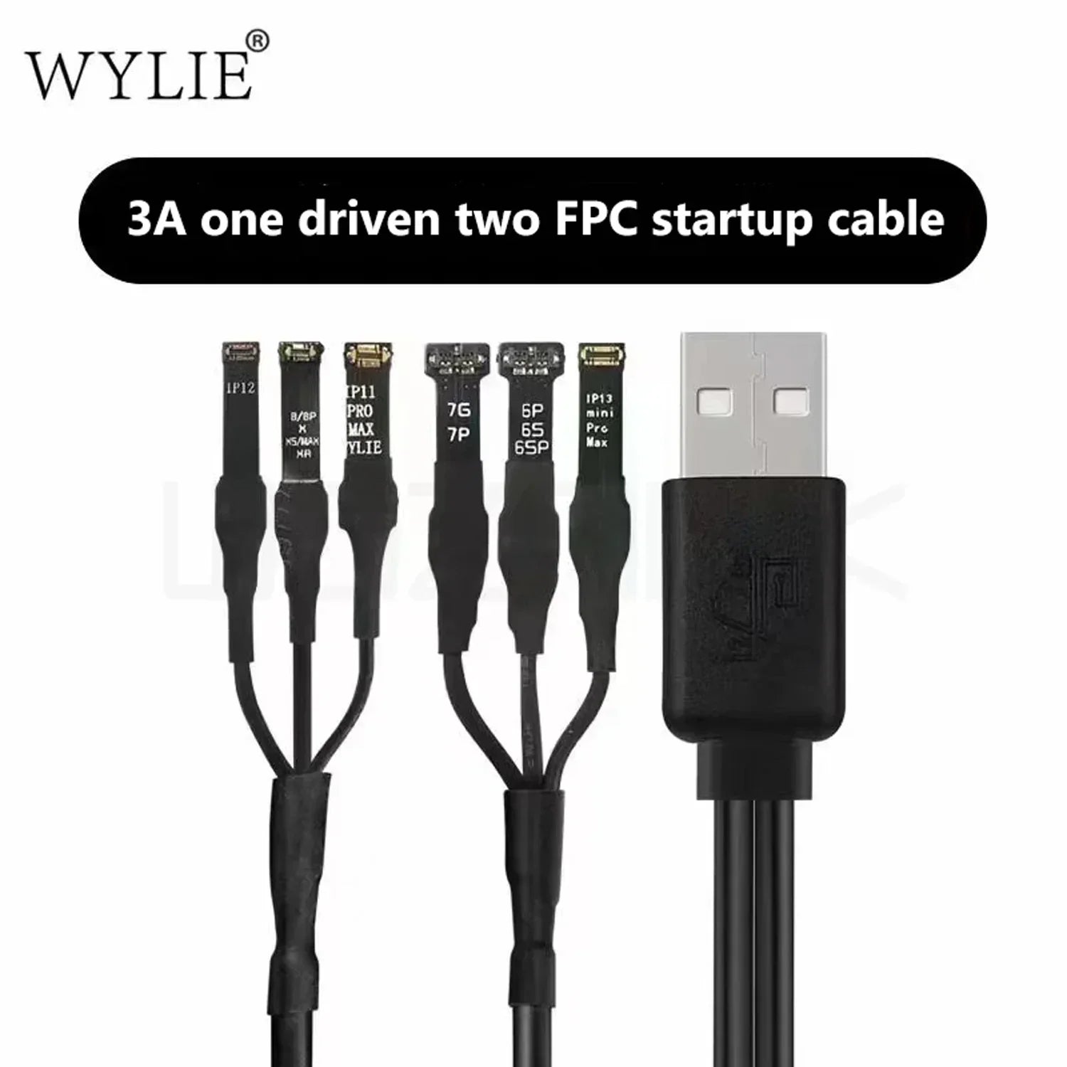 Cable Pulpo Alimentador Cc 3A 6 Puertos Fpc 8/Xs/11/12/13/14/15/16Pm Wylie |+5,000 reseñas 4.9/5 | recibe express 2 días
