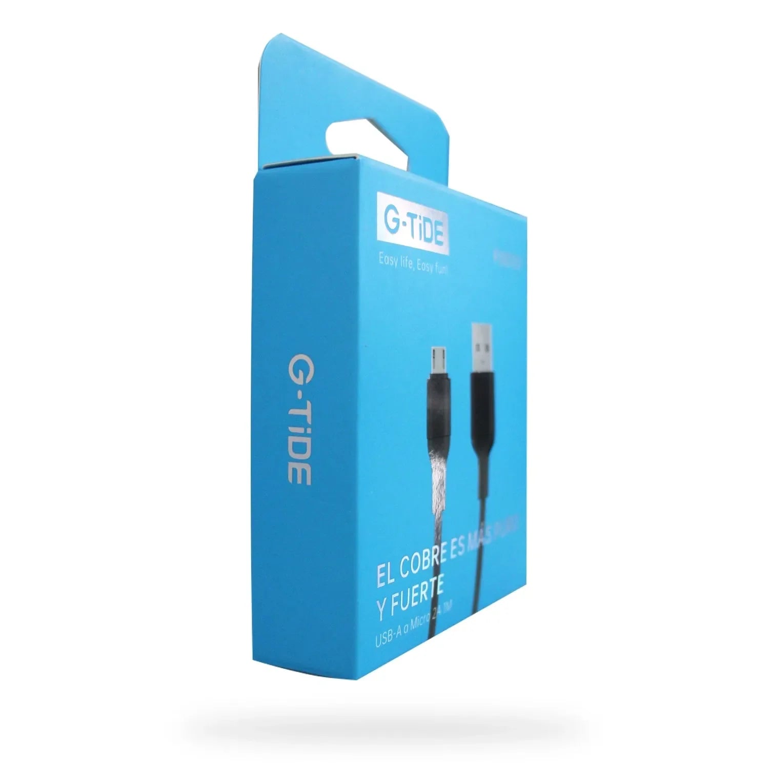 Cable Usb A V8 Negro Pab100 G-TiDe |+5,000 reseñas 4.9/5 | recibe express 2 días