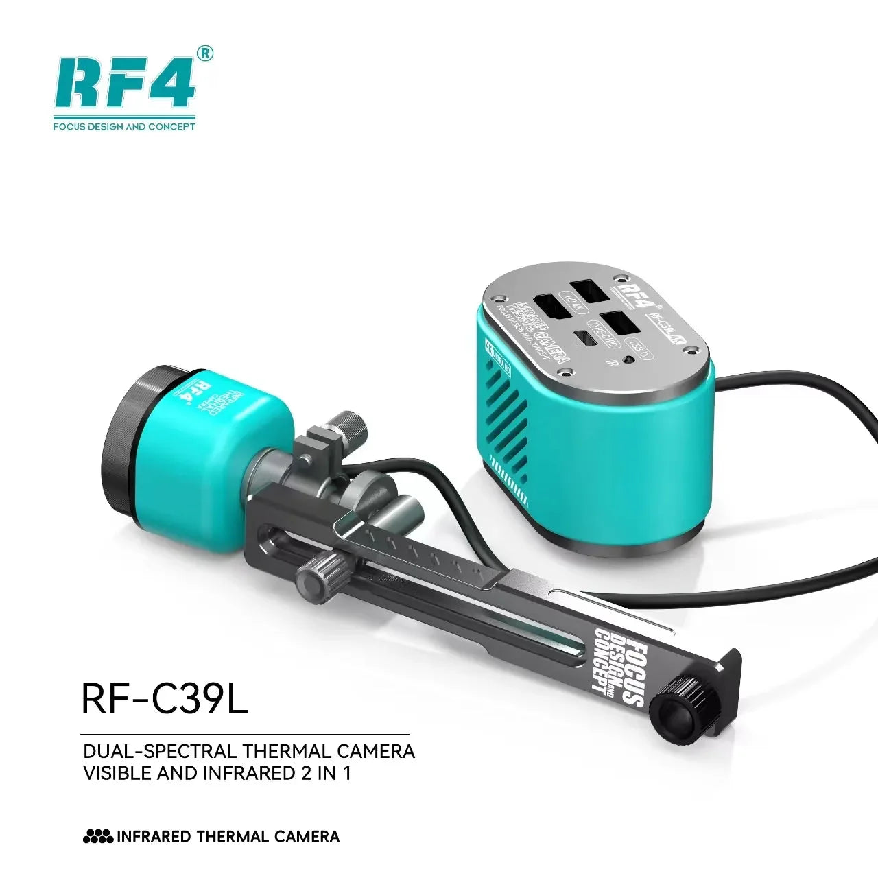 Camara Termica + Camara 4K 2en1 Rf4 Rf-C39L |+5,000 reseñas 4.9/5 | recibe express 2 días