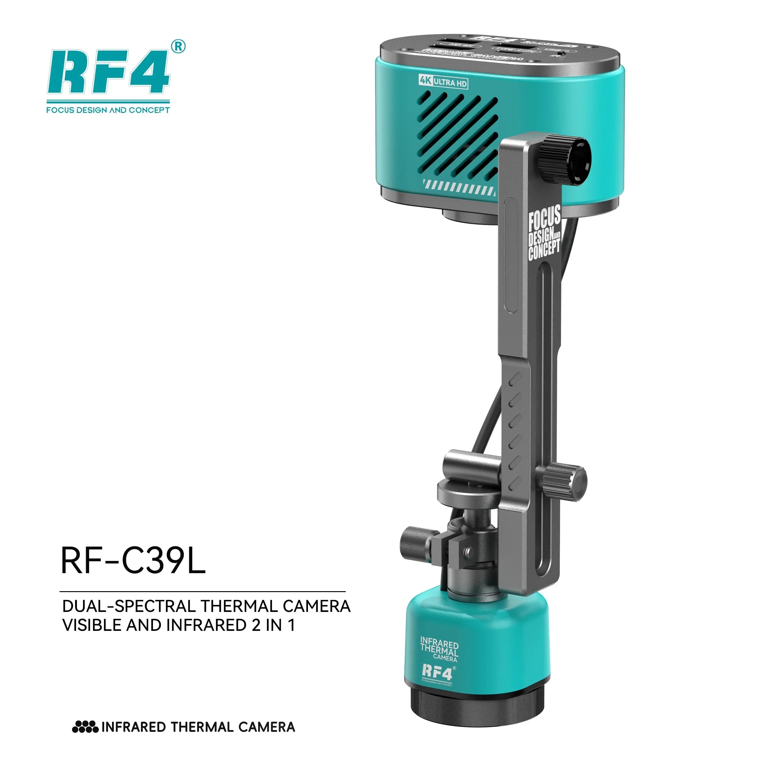 Camara Termica + Camara 4K 2en1 Rf4 Rf-C39L |+5,000 reseñas 4.9/5 | recibe express 2 días