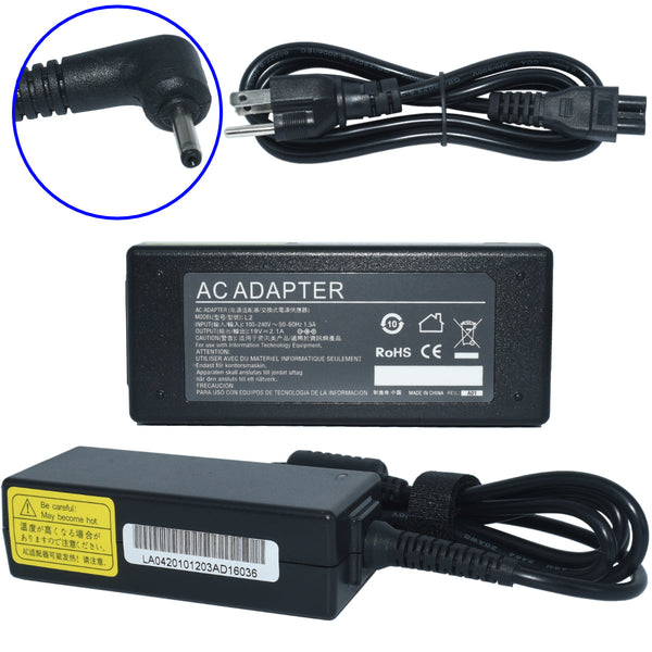Cargador Adaptador Corriente 40W 19V-2.1A (2.5*0.7) Modelo AF04 Marca EKO