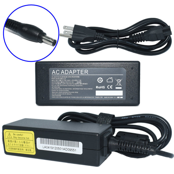 Cargador Adaptador Corriente 40W 19V/2.1A (5.5*3.0) Marca EKO