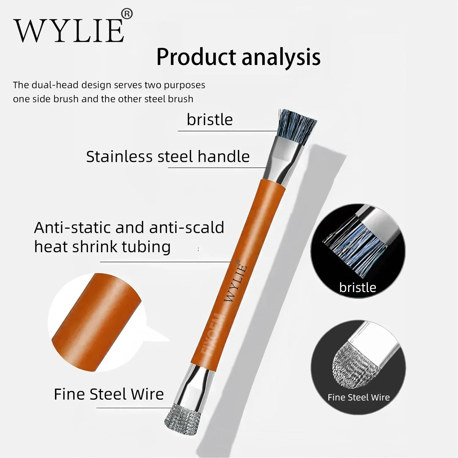 Cepillo Doble Punta WYlie |+5,000 reseñas 4.9/5 | recibe express 2 días