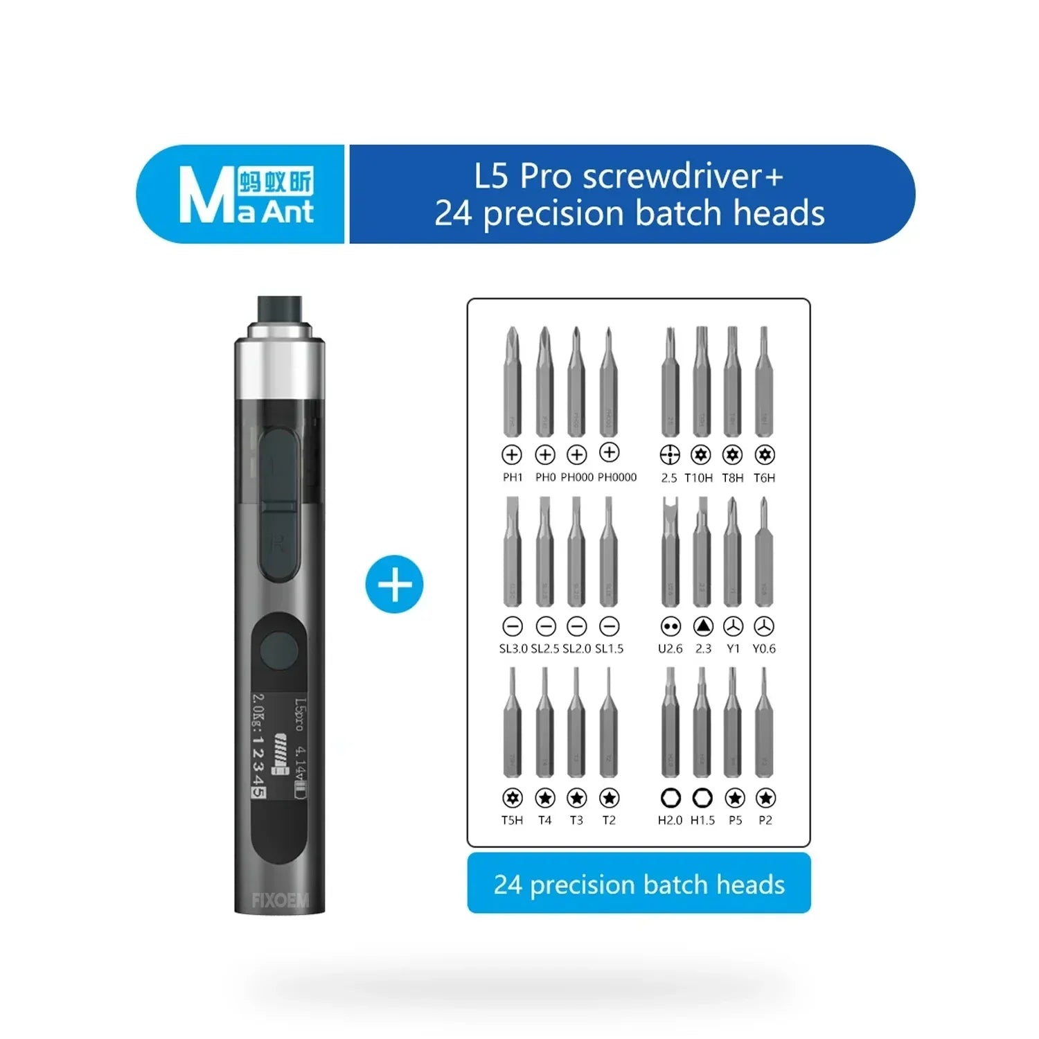 Desarmador Desatornillador Electrico Multifuncion Ma Ant L5Pro |+5,000 reseñas 4.9/5 | recibe express 2 días