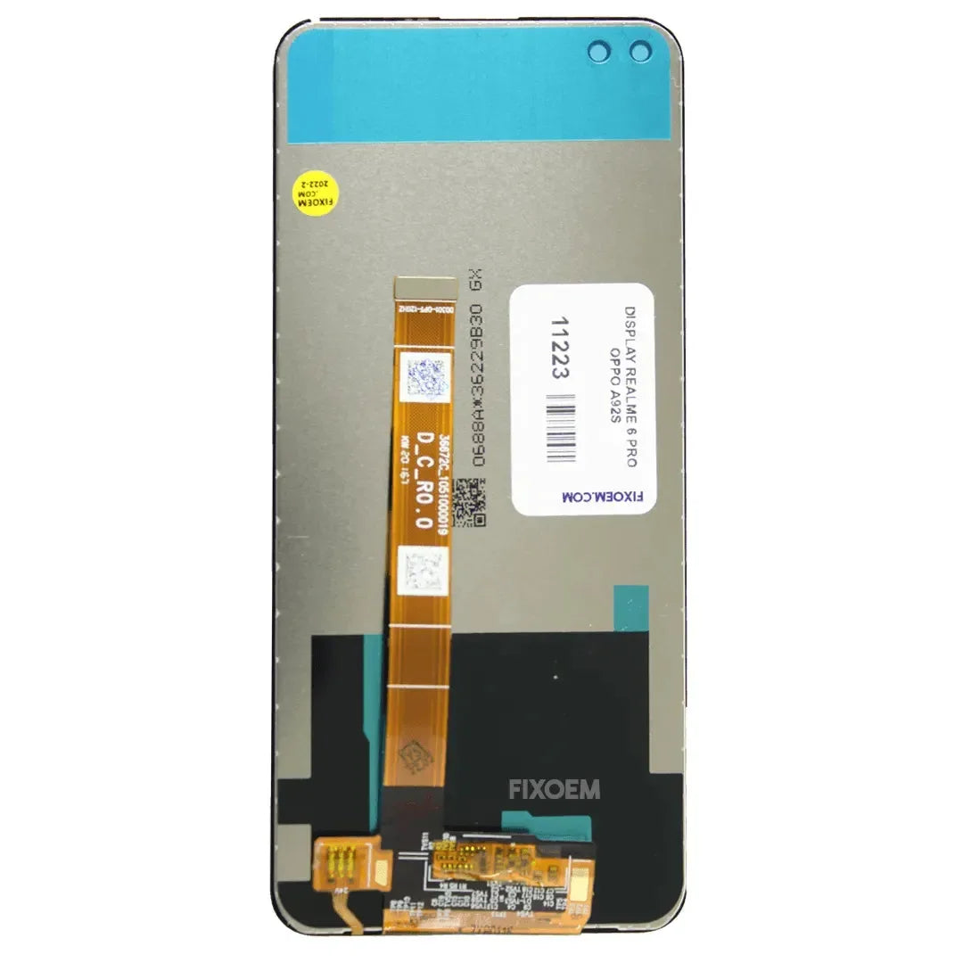 Display Realme 6 Pro / Oppo A92S / Reno 4Z 5G CPH2065 X2061 Pdkm00 Ips |+5,000 reseñas 4.9/5 | recibe express 2 días