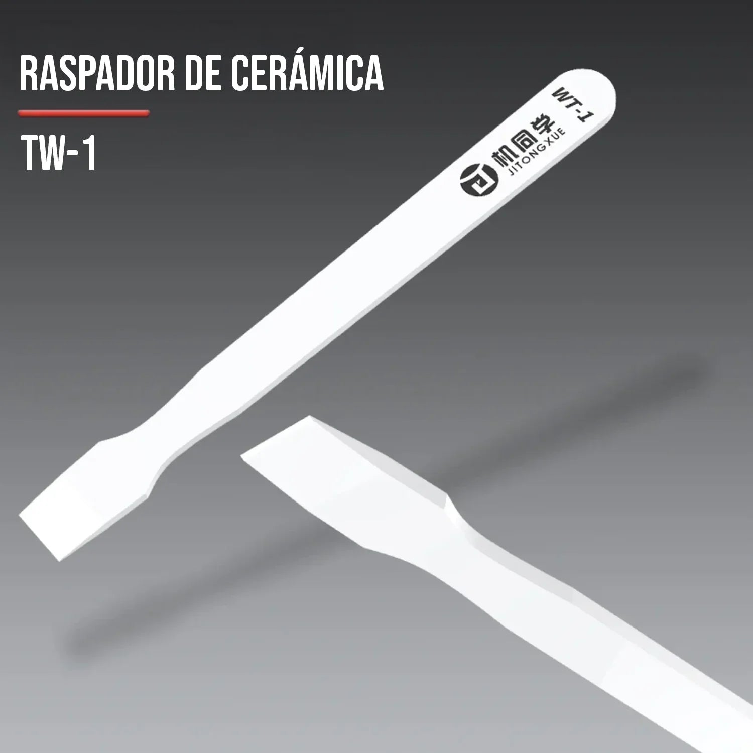 Espatula Palita Raspador Quita Tapas Ceramica Wt-1 JTX |+5,000 reseñas 4.9/5 | recibe express 2 días