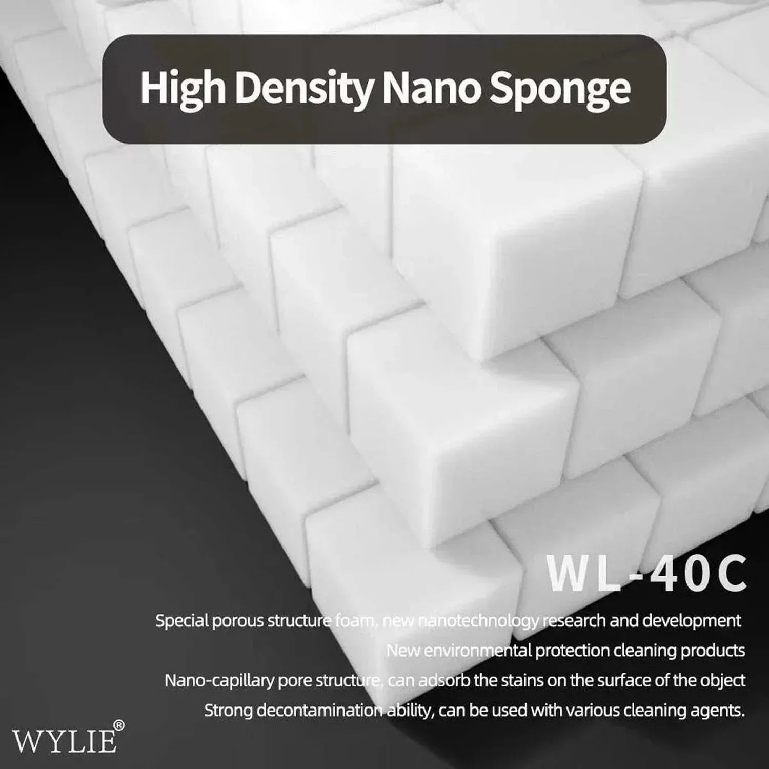 Esponja Limpiadora WYLIE WL-40C |+5,000 reseñas 4.9/5 | recibe express 2 días