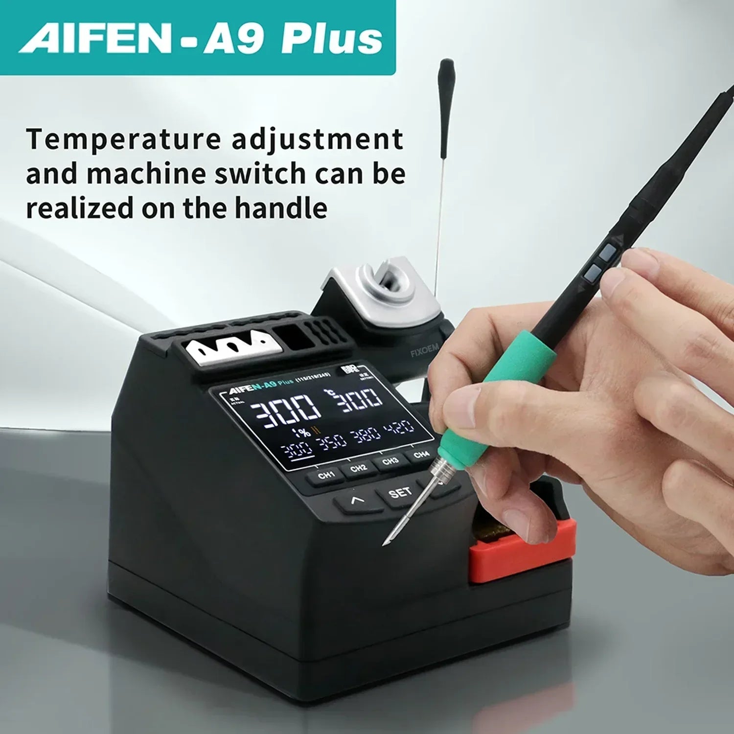 Estación Soldadura Cautin Aifen A9 Plus |+5,000 reseñas 4.9/5 | recibe express 2 días