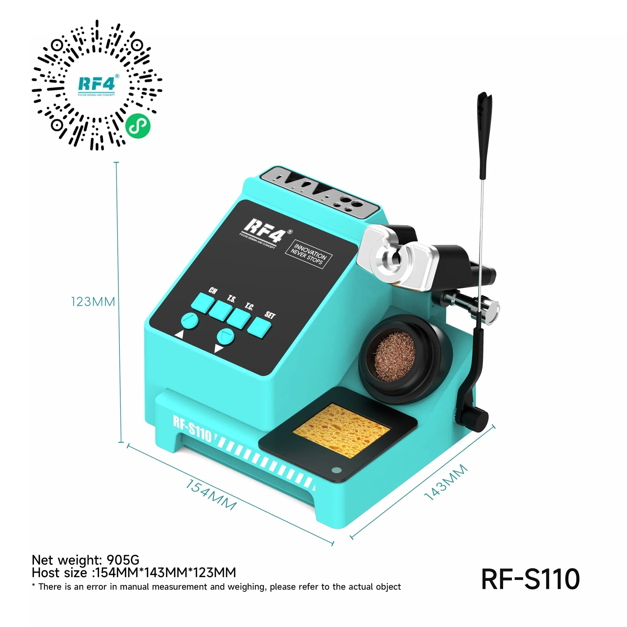 Estación Soldadura Cautin Rf4 Rf-S110 |+5,000 reseñas 4.9/5 | recibe express 2 días