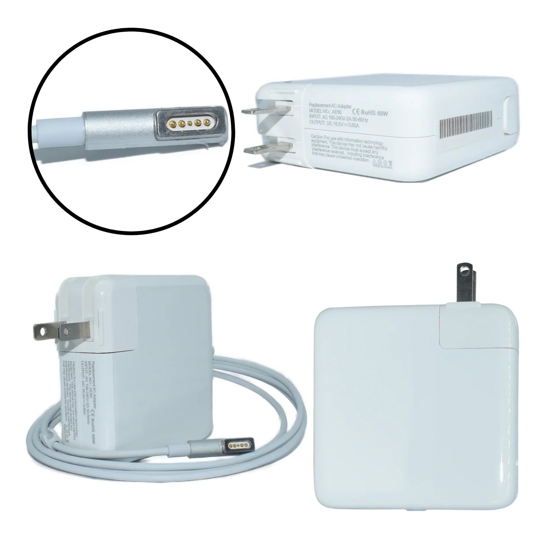 Adaptador Corriente 60W Magnetico 1 |+4,000 reseñas 4.9/5 | recibe en 2 días