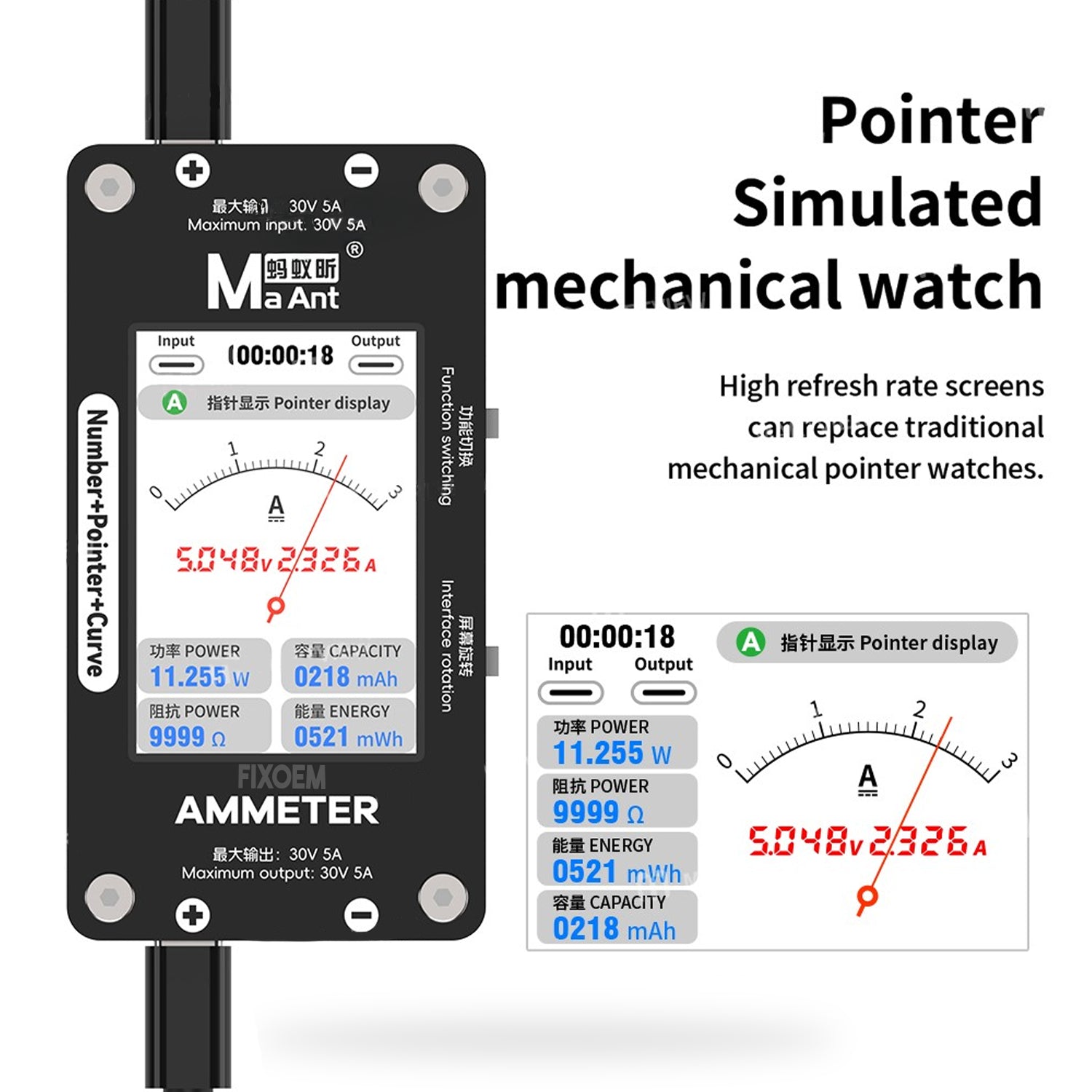 Amperimetro Tester Multifuncion Inteligente Ma Ant Dl-02