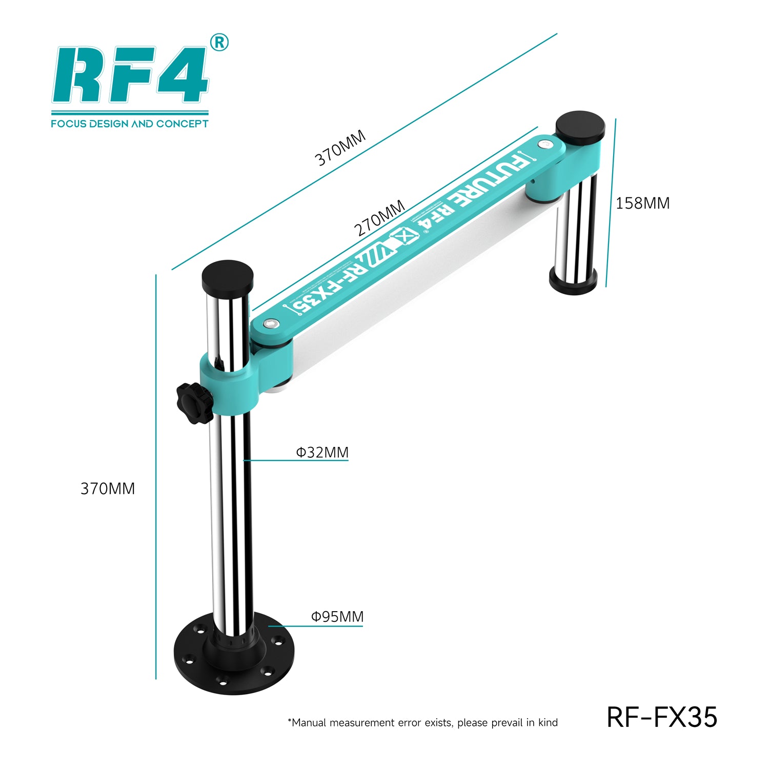 Base Brazo Microscopio RF4 FX-35