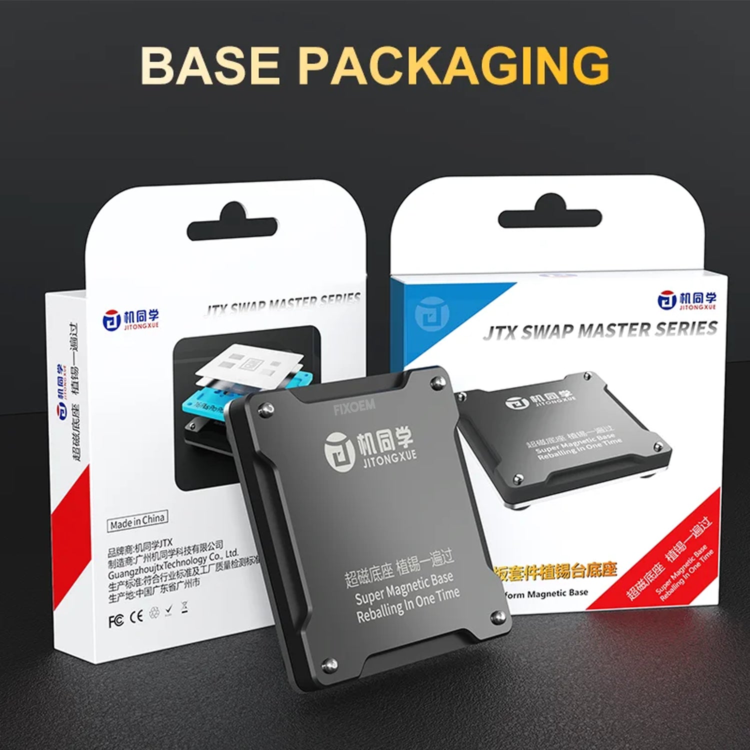 Base Magnetica Plataforma Reballing Iphone JTX