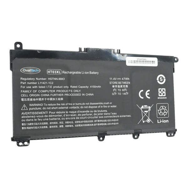 Bateria 11.55V 41.9Wh/3630mAh HP Pavilion 14-CE 14-CF 14-cm 14-CK 14-DF 14-MA 15-DA 15-CS 15-DB HP 240 245 250 255 G7 340 348 G5 HT03XL Ovaltech |+5,000 reseñas 4.9/5 | recibe express 2 días