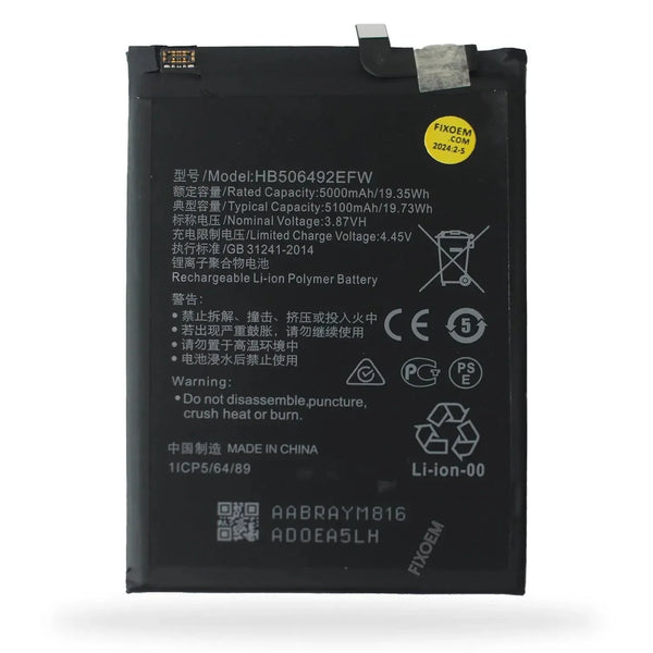 Bateria Honor Magic 5 Lite / Honor X40 / x9a Hb506492EfW |+5,000 reseñas 4.9/5 | recibe express 2 días