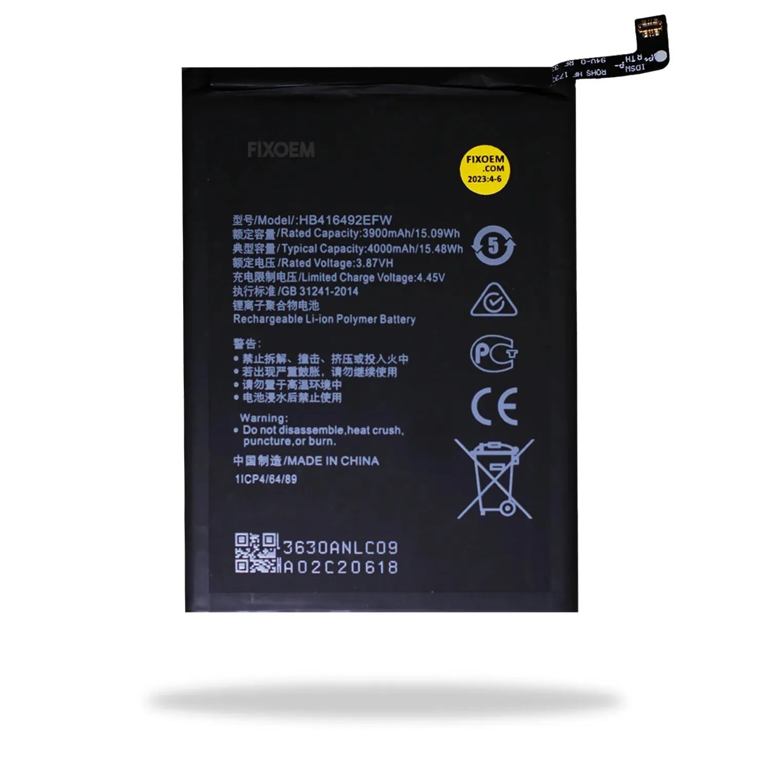 Bateria Honor X8 / X30I / X8B Hb416492efw Tfy-lx1 Tfy-lx2 Tfy-lx3 |+4,000 reseñas 4.9/5 | recibe en 2 días