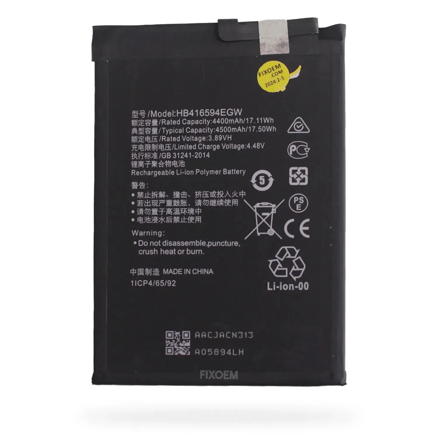 Bateria Honor X8A / Honor 90 Lite 5G / Honor X50I HB416594EGW |+4,000 reseñas 4.9/5 | recibe en 2 días