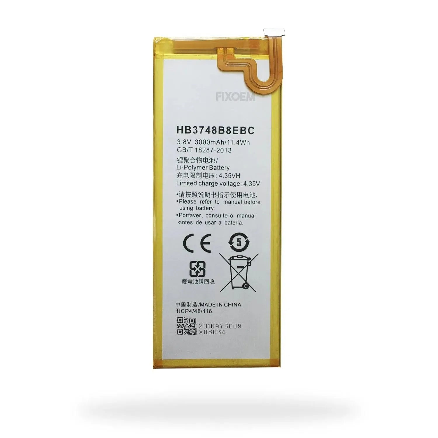 Bateria Huawei Ascend G7 G7-L01 G7-L03 Hb3748B8Ebc. |+4,000 reseñas 4.9/5 | recibe en 2 días