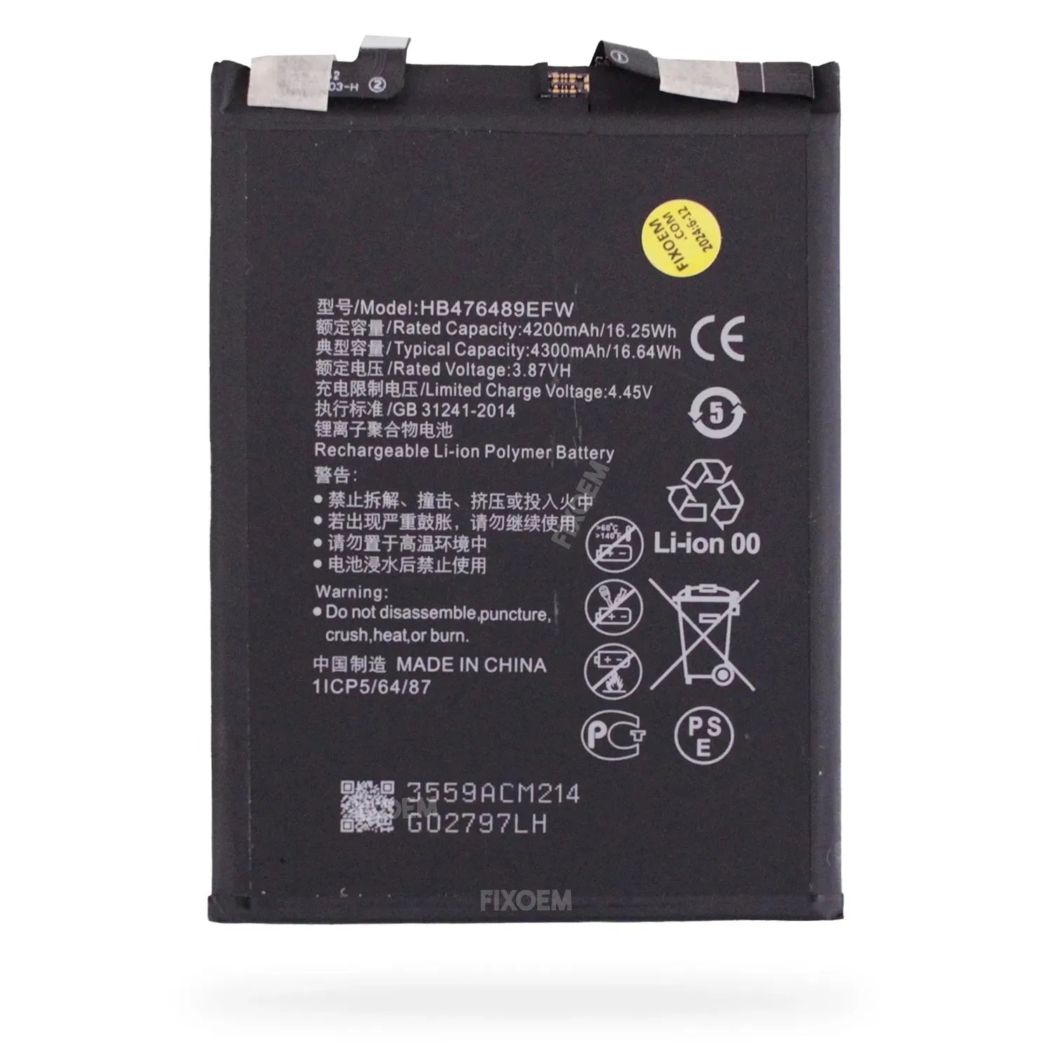 Bateria Huawei Honor 50 / Honor 60 SE / Huawei Nova 9 Hb476489Efw |+4,000 reseñas 4.9/5 | recibe en 2 días