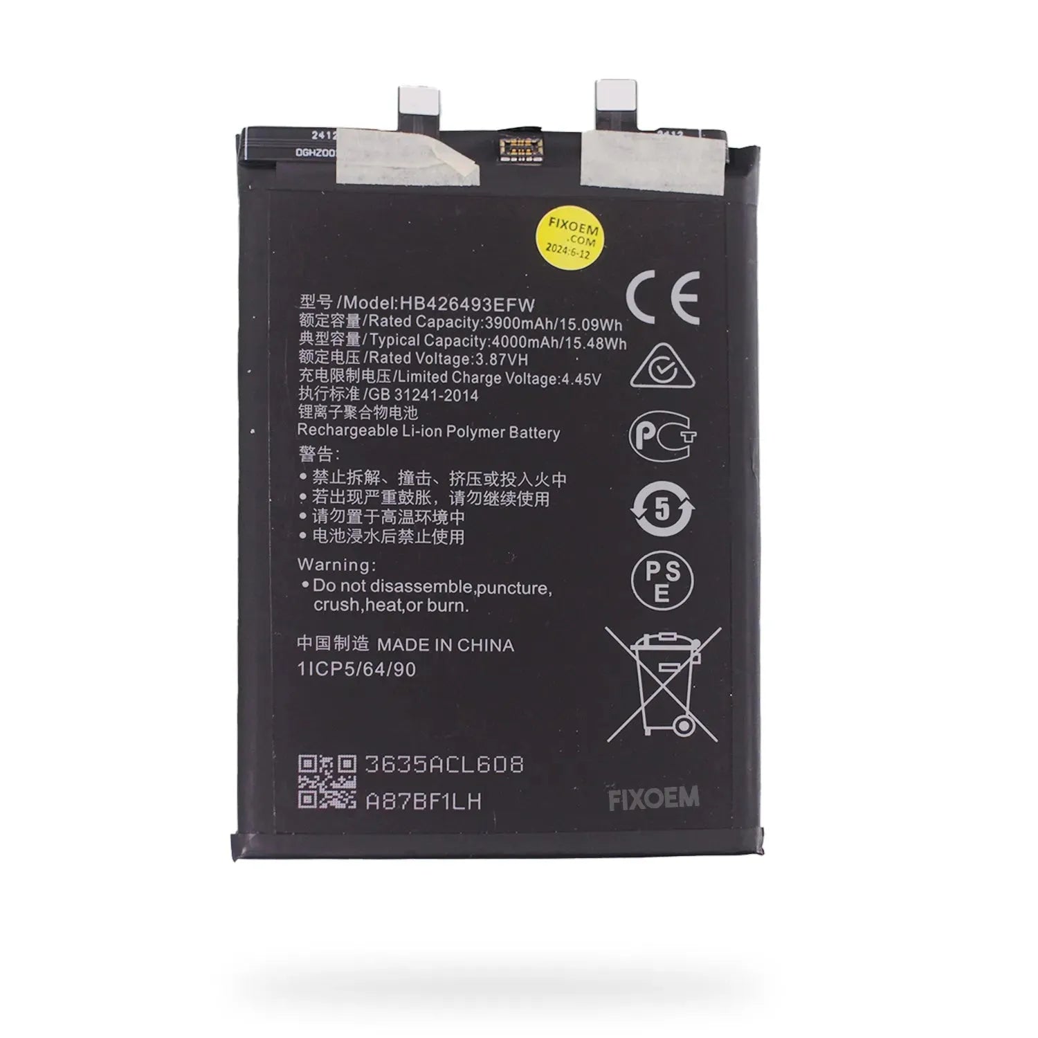 Bateria Huawei Honor 50 Se Hb426493Efw |+4,000 reseñas 4.9/5 | recibe en 2 días