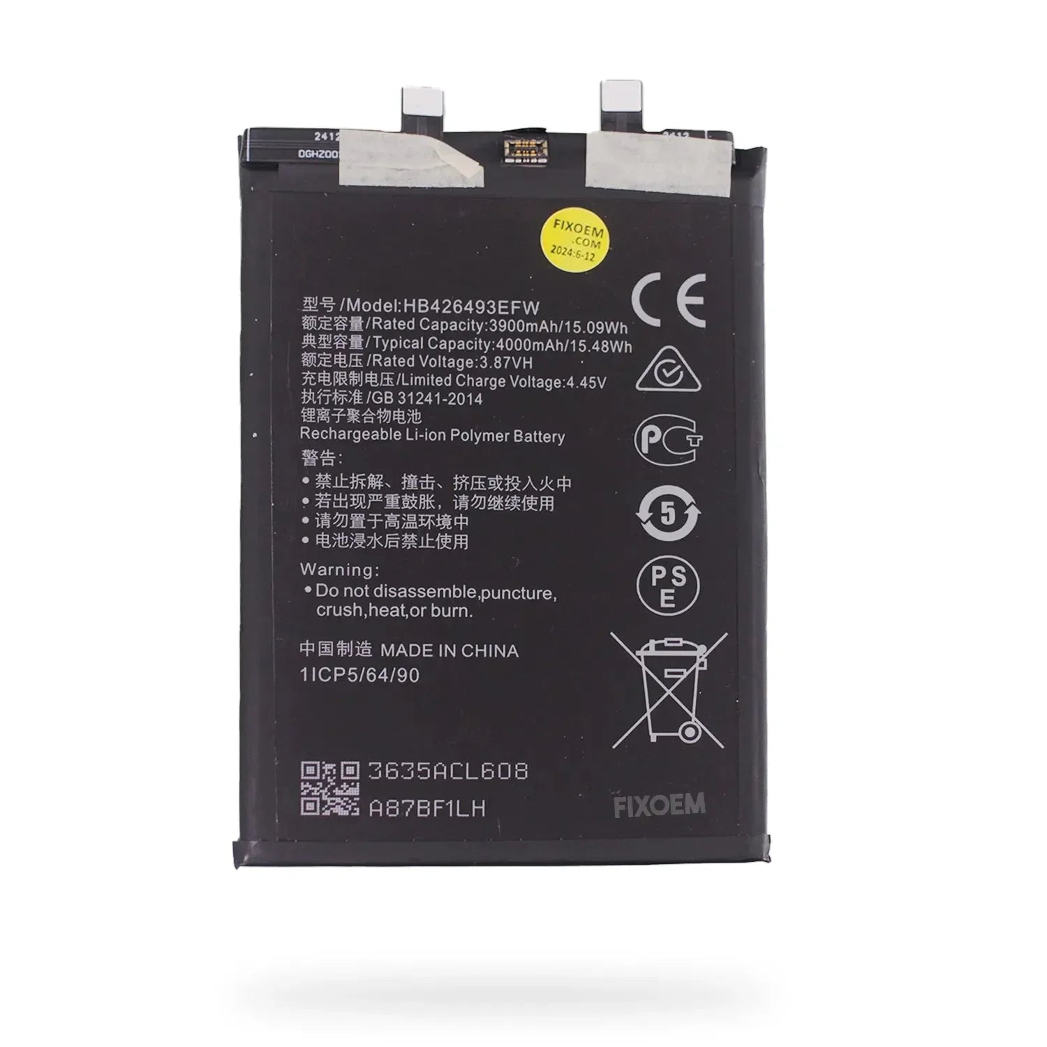 Bateria Huawei Honor 50 Se Hb426493Efw |+5,000 reseñas 4.9/5 | recibe express 2 días