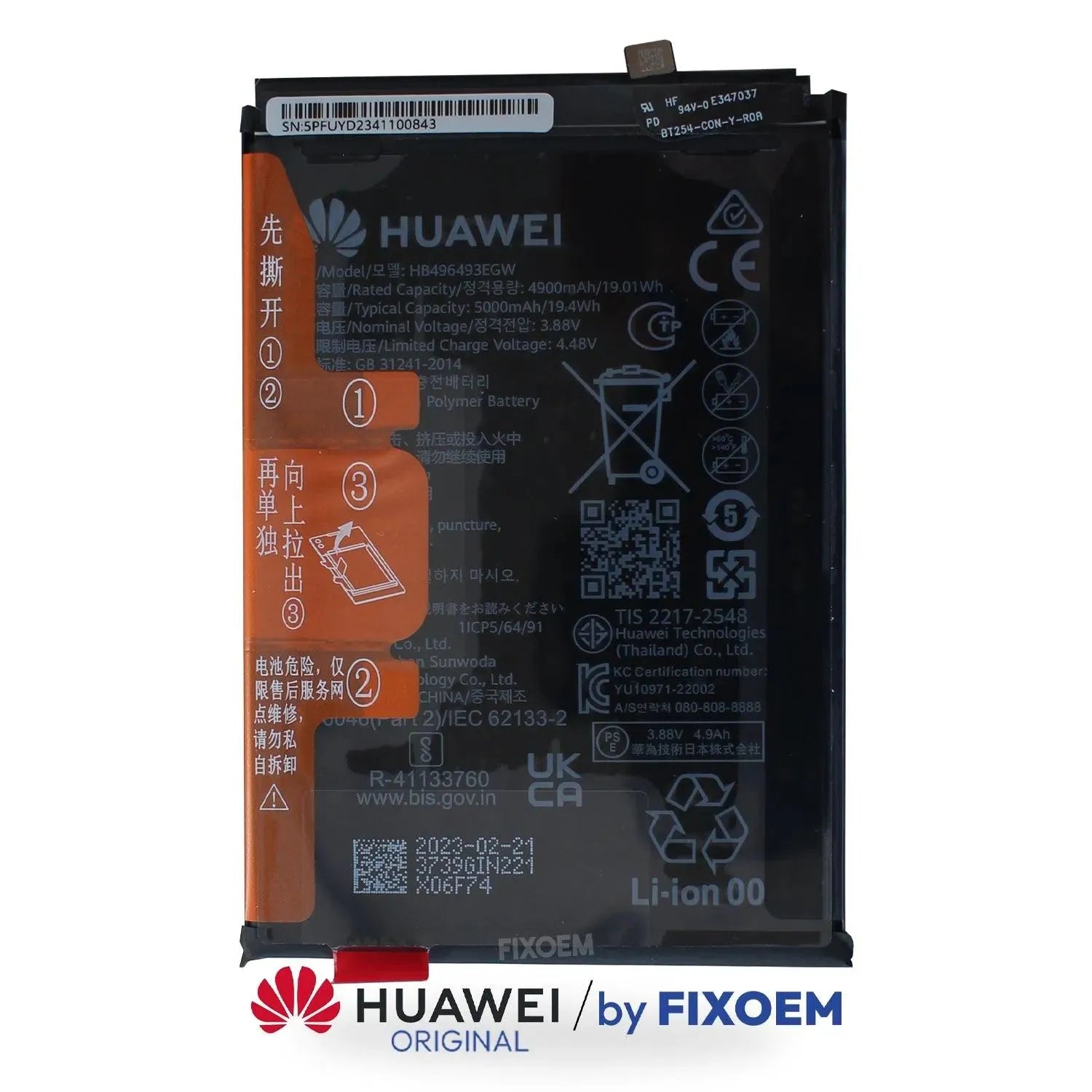 Bateria Huawei Original Mate 50 Pro Plus / Nova 11i / Y90 HB496493EGW |+4,000 reseñas 4.9/5 | recibe en 2 días