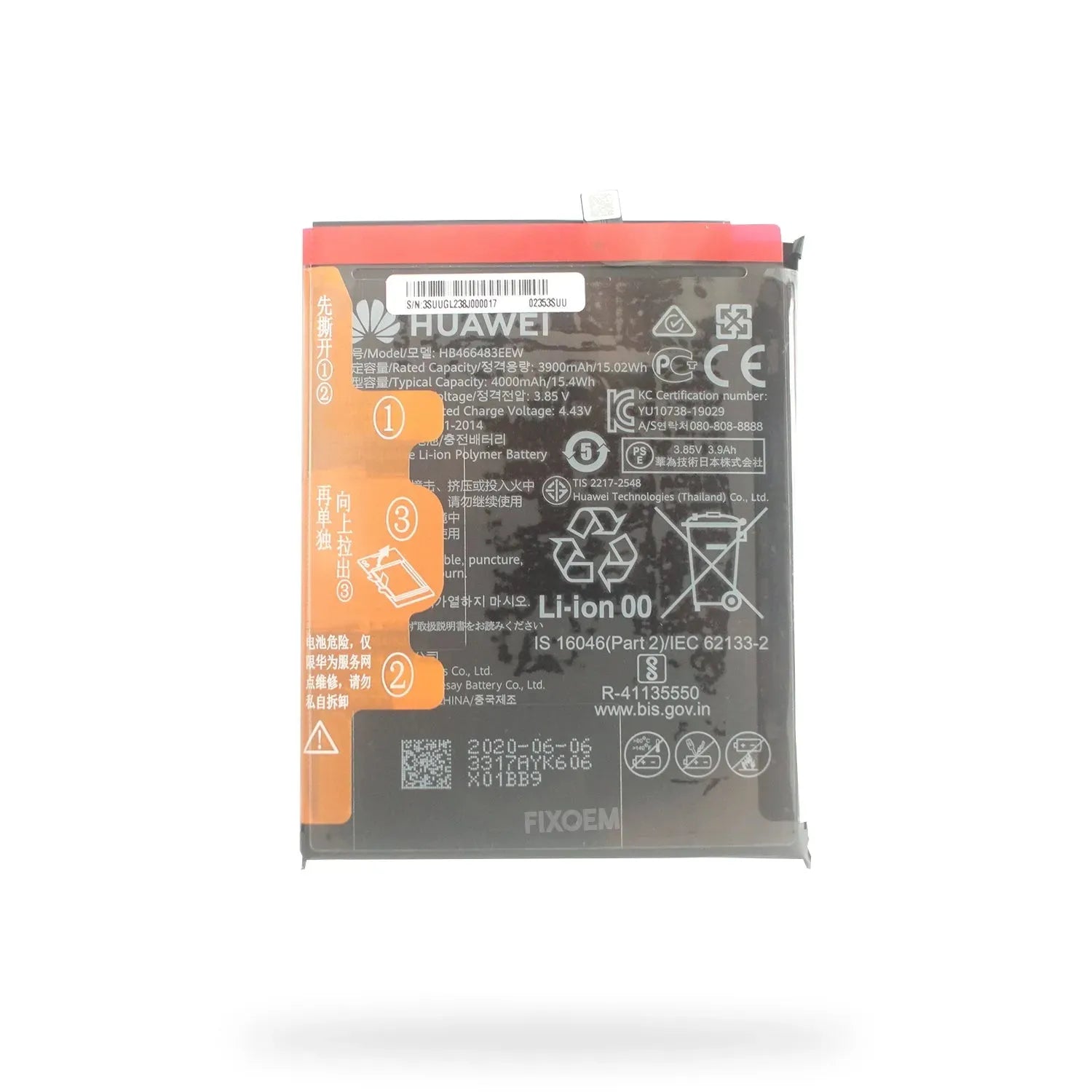 Bateria Huawei Original Nova 7 Se/Huawei P40 Lite 5G New Edition B466483EEW |+4,000 reseñas 4.9/5 | recibe en 2 días