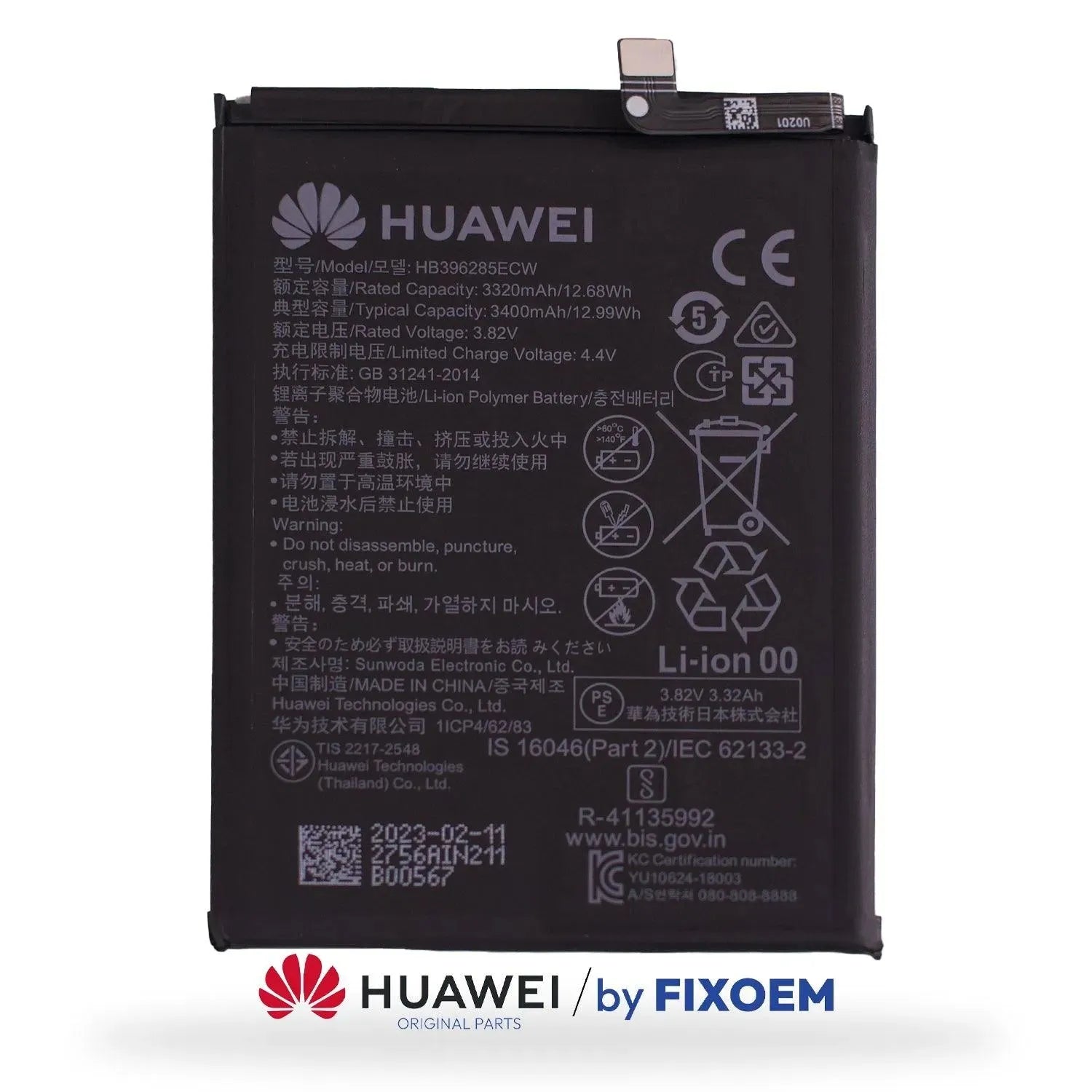 Bateria Huawei Original P20 / Honor 10 / Honor 10 Lite 10I 20I Col-Al00 Col-Al10 Col-Tl00 Hb396285Ecw |+4,000 reseñas 4.9/5 | recibe en 2 días