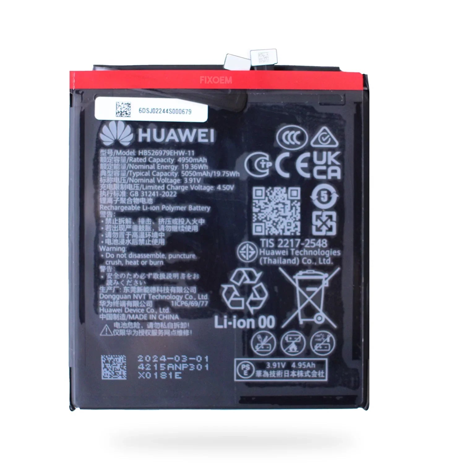 Bateria Huawei Original Pura 70 Pro Hb526979Ehw-11 |+4,000 reseñas 4.9/5 | recibe en 2 días