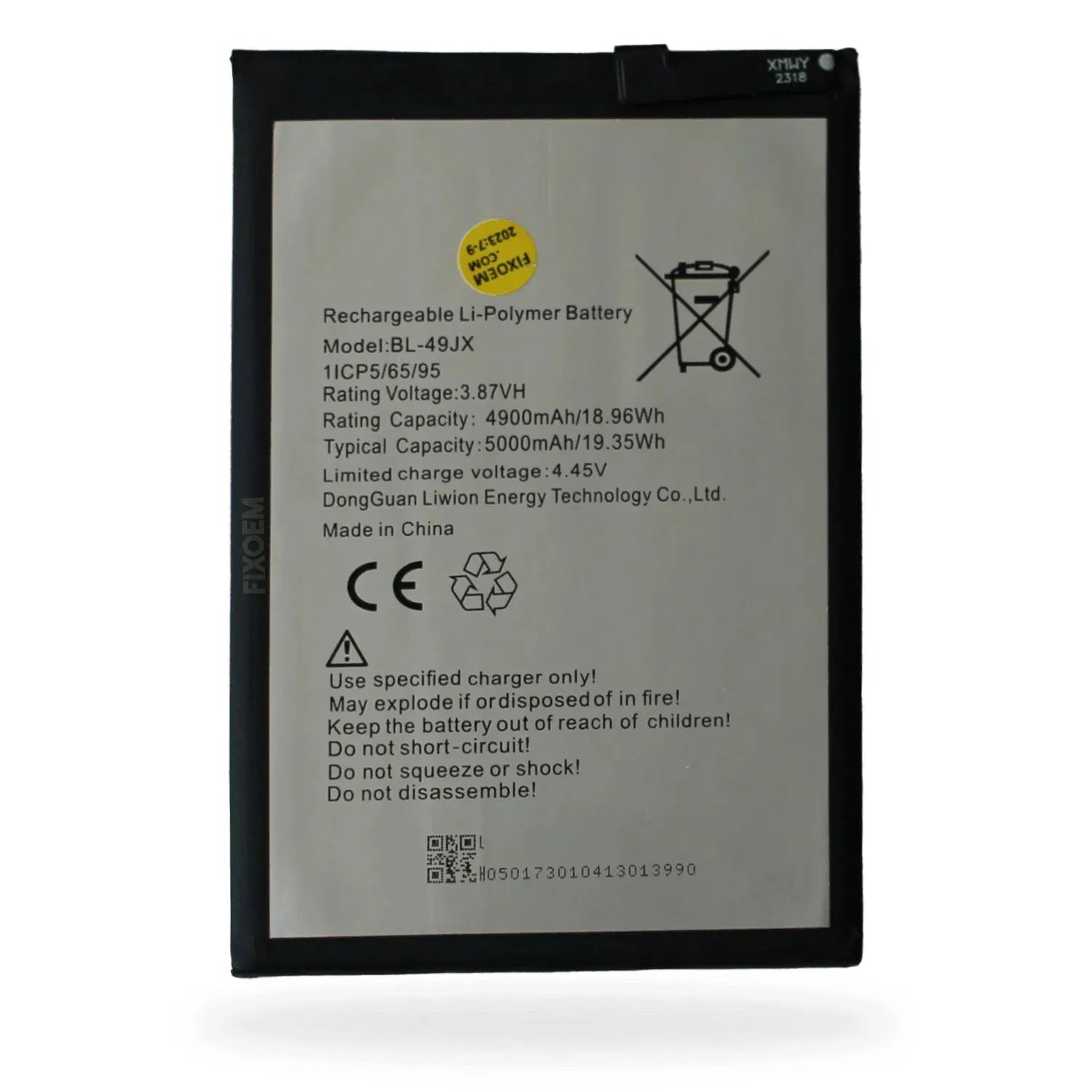 Bateria Infinix Hot 30 / Infinix Zero 5G / Infinix Note 10 Pro / Infinix Note 11 Pro / Infinix Note 11s BL-49JX |+4,000 reseñas 4.9/5 | recibe en 2 días