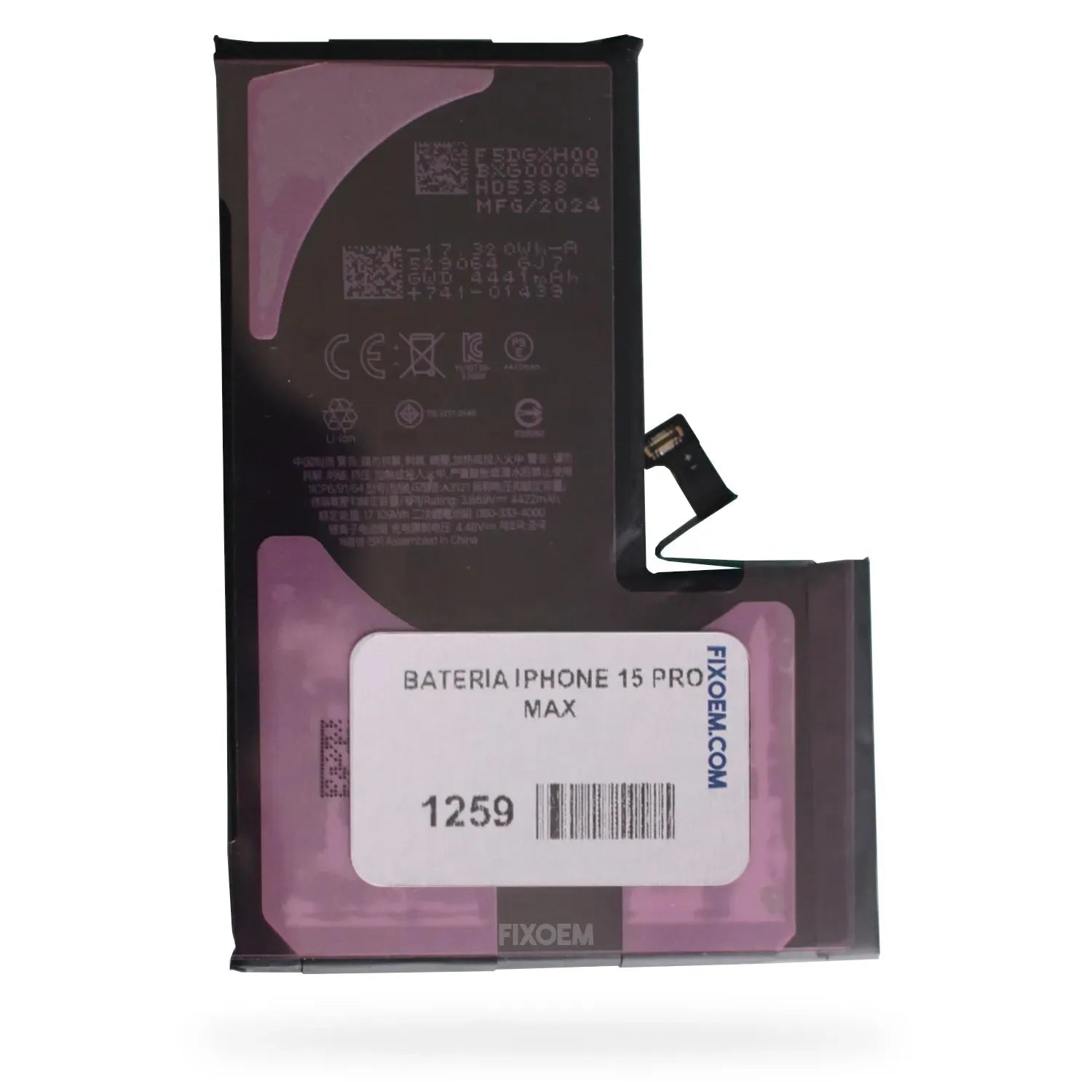 Bateria Iphone 15 Pro Max A3121 |+4,000 reseñas 4.9/5 | recibe en 2 días