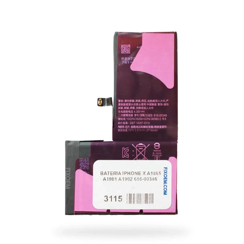 Bateria Iphone X  A1865 A1901 A1902 616-00346