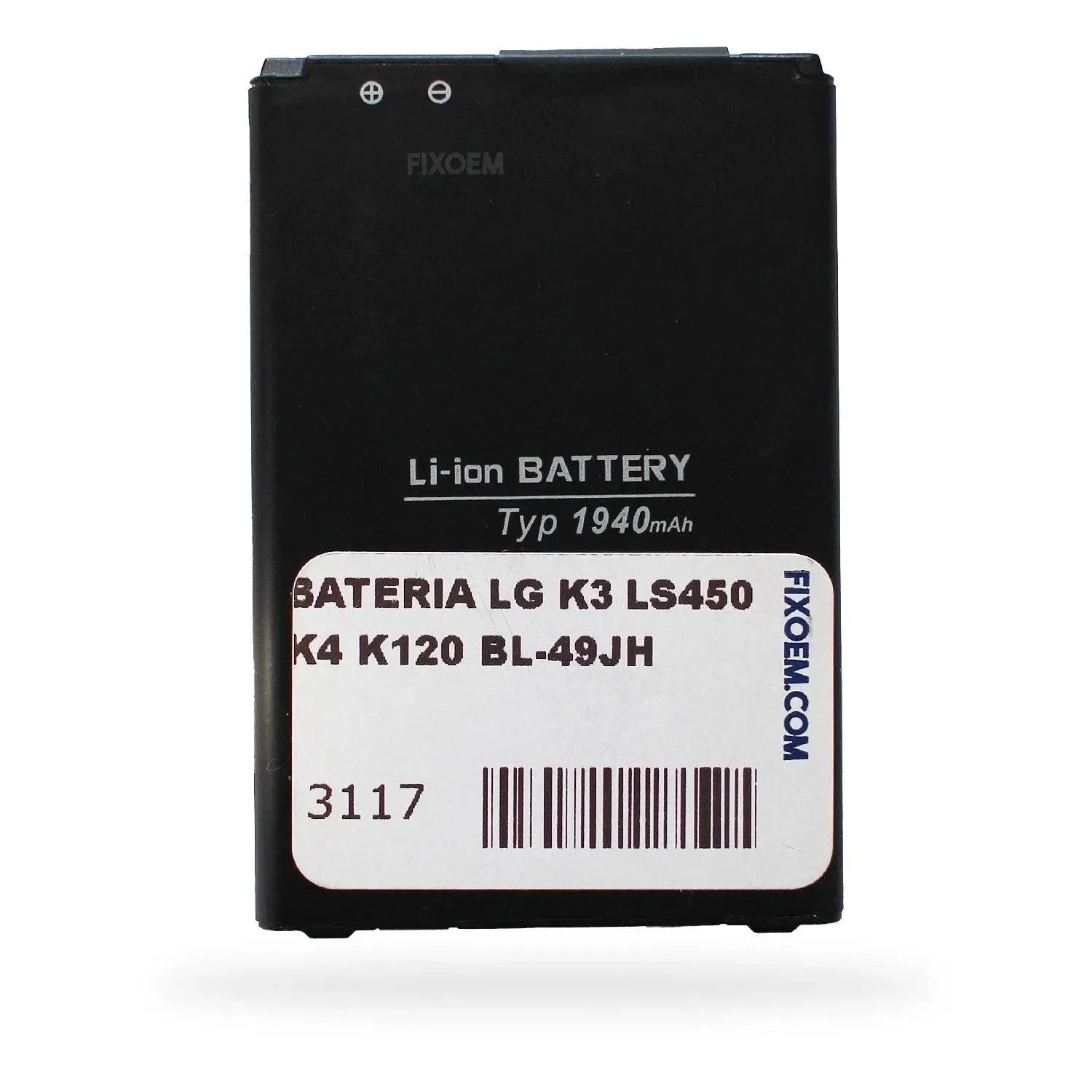 Bateria Lg K3 Ls450 / K4 Ls450 K120 Bl-49Jh. |+4,000 reseñas 4.9/5 | recibe en 2 días