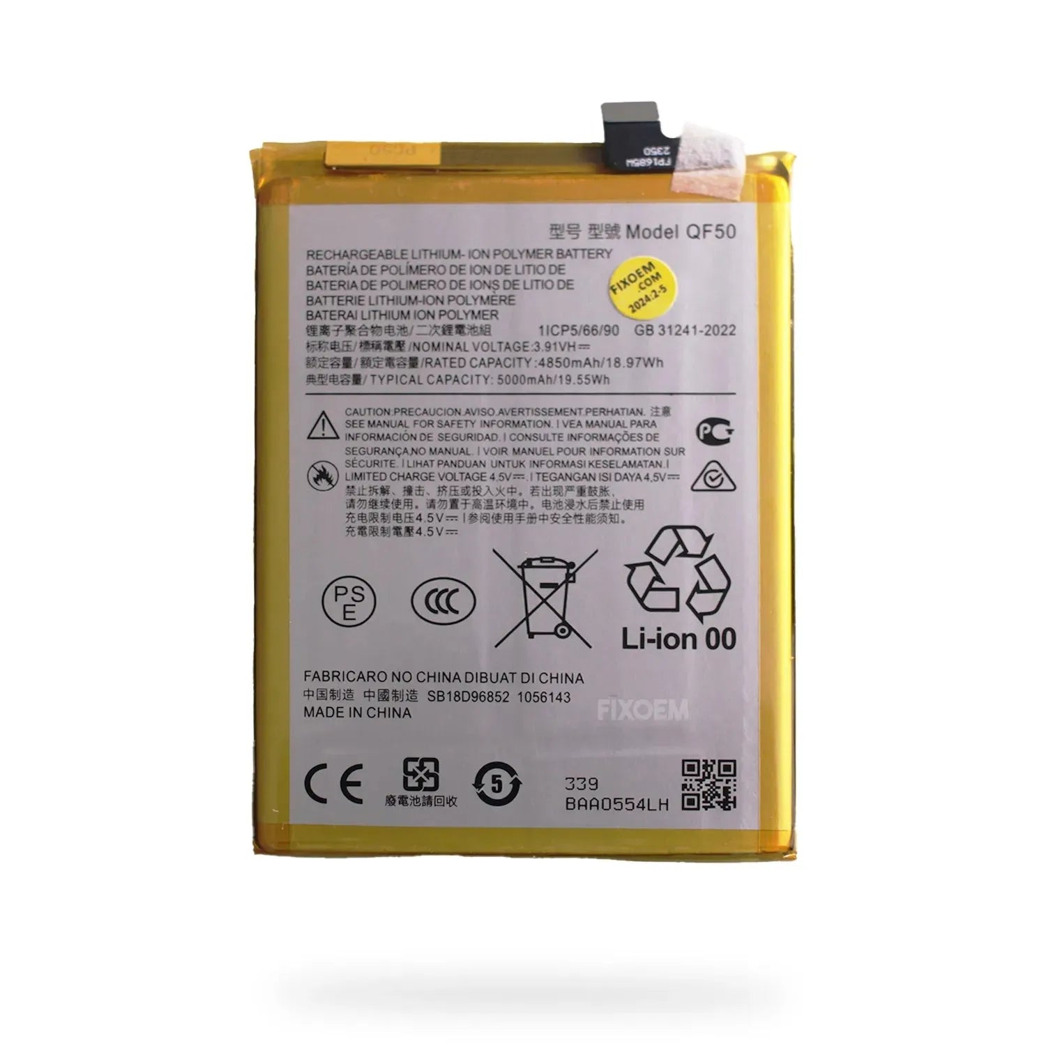 Bateria Moto g04 / G04S / G24 / E14 / G34 5G QF50 |+4,000 reseñas 4.9/5 | recibe en 2 días