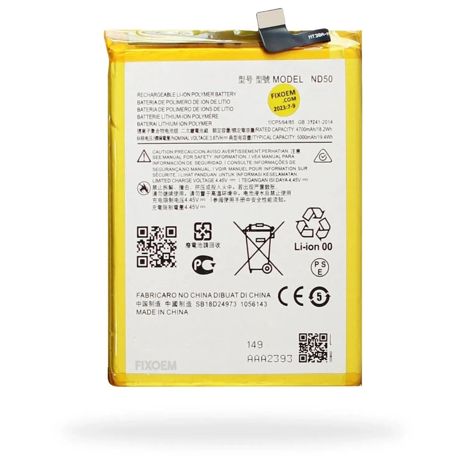 Bateria Moto G42 / Moto G62 5G Nd50 |+4,000 reseñas 4.9/5 | recibe en 2 días