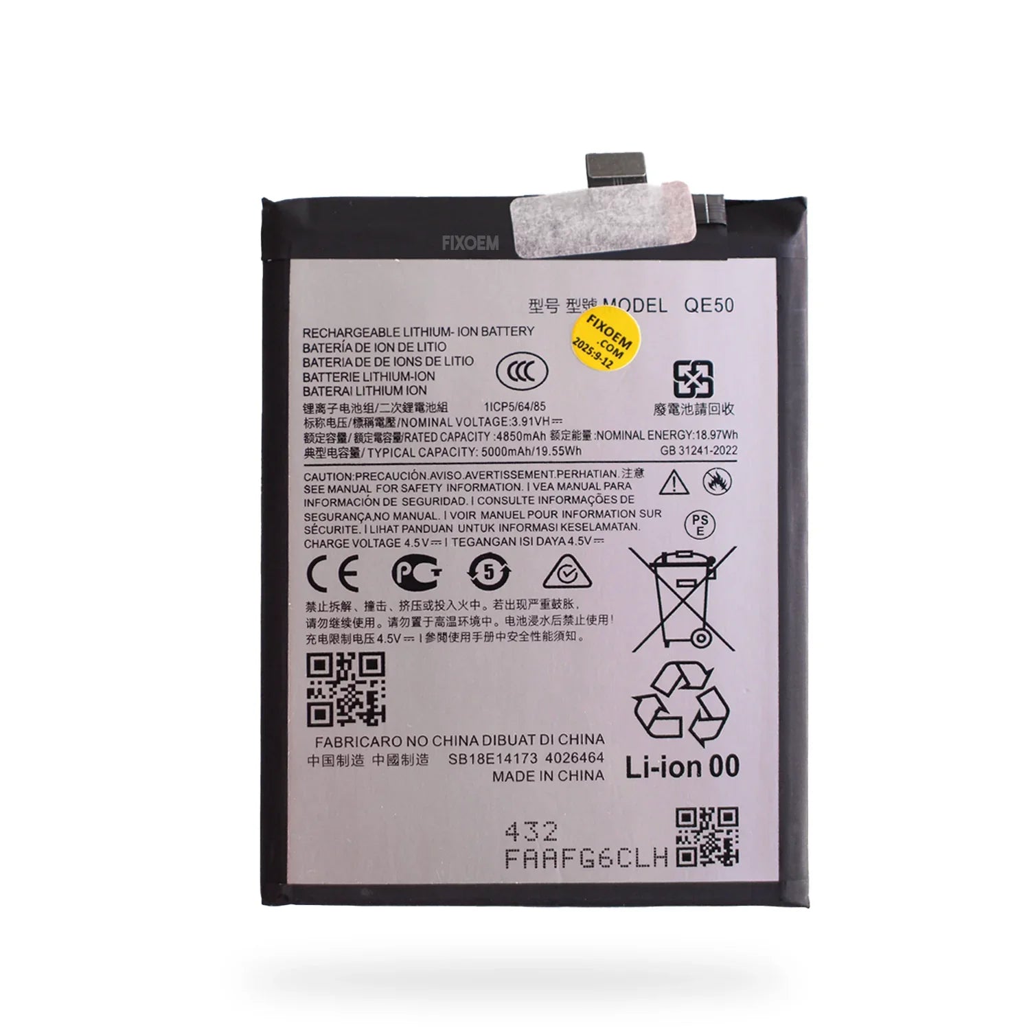 Bateria Moto G85 QE50 |+4,000 reseñas 4.9/5 | recibe en 2 días