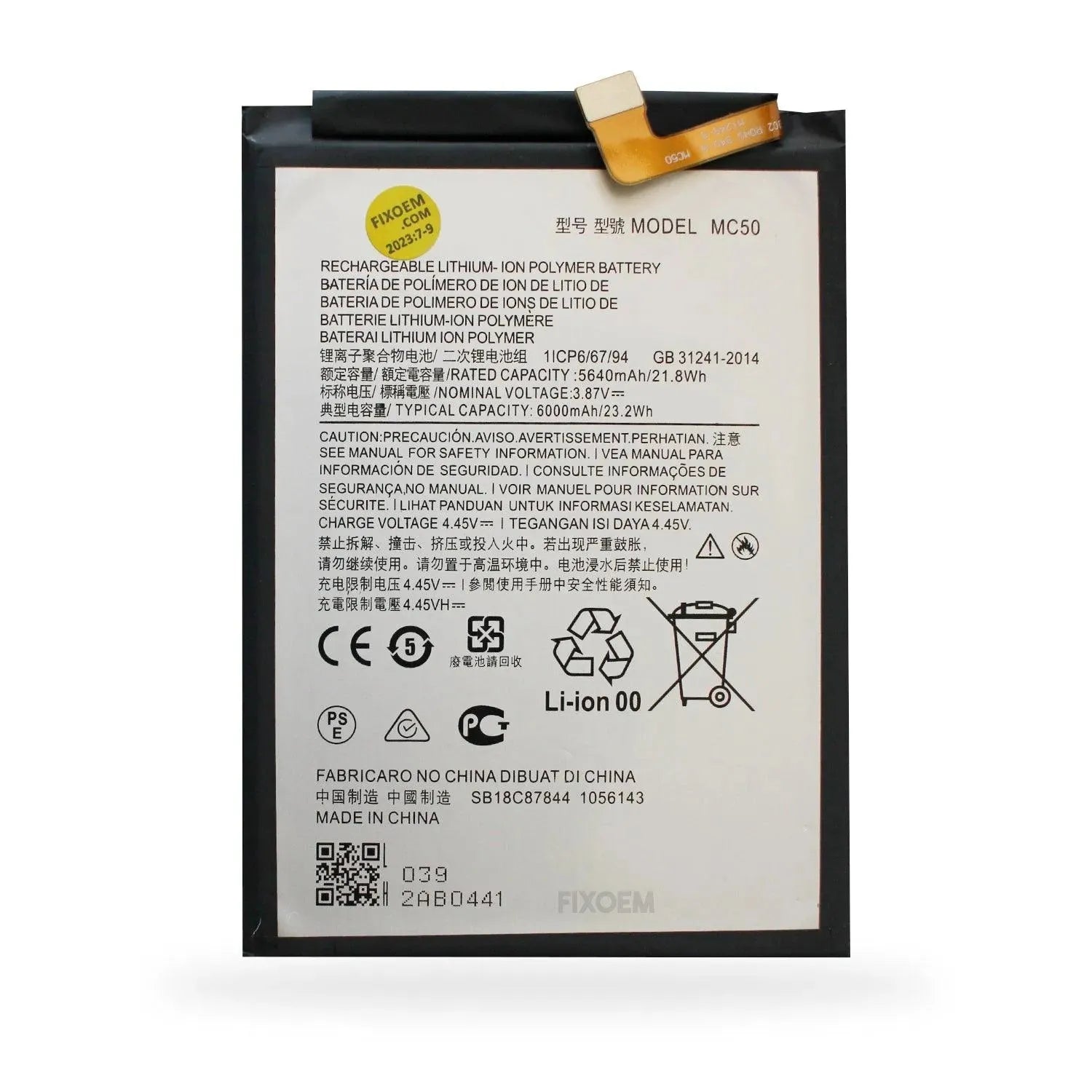 Bateria Moto G9 Power / G60 / G40 / Fusion Ips Xt2135-1 Xt2171-1 Xt2171-2 Xt2133-2. MC50 |+4,000 reseñas 4.9/5 | recibe en 2 días