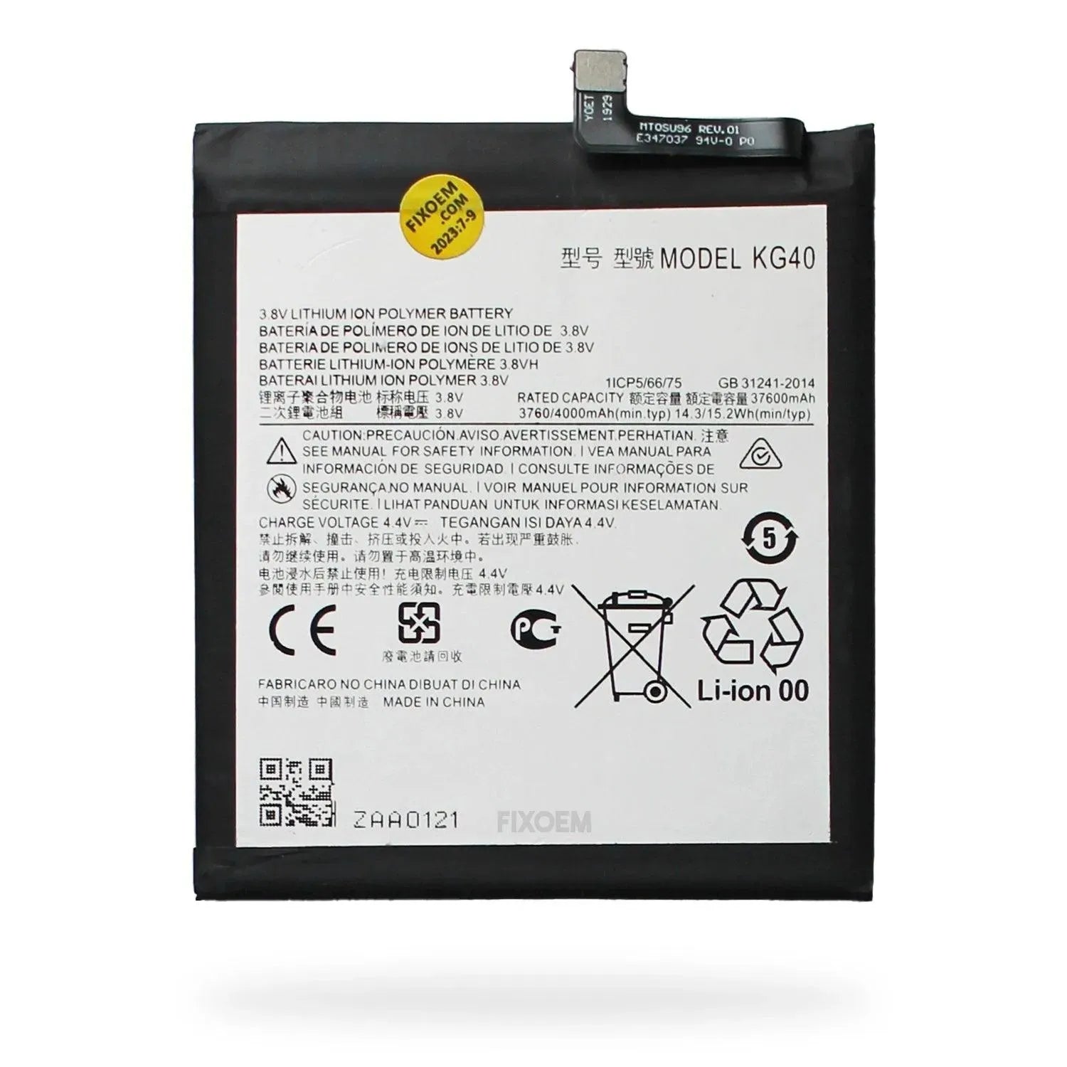 Bateria Moto One Macro / Moto G8 Play / Mogo G8 / Moto E7 Xt2015 Xt2016 Kg40. |+4,000 reseñas 4.9/5 | recibe en 2 días