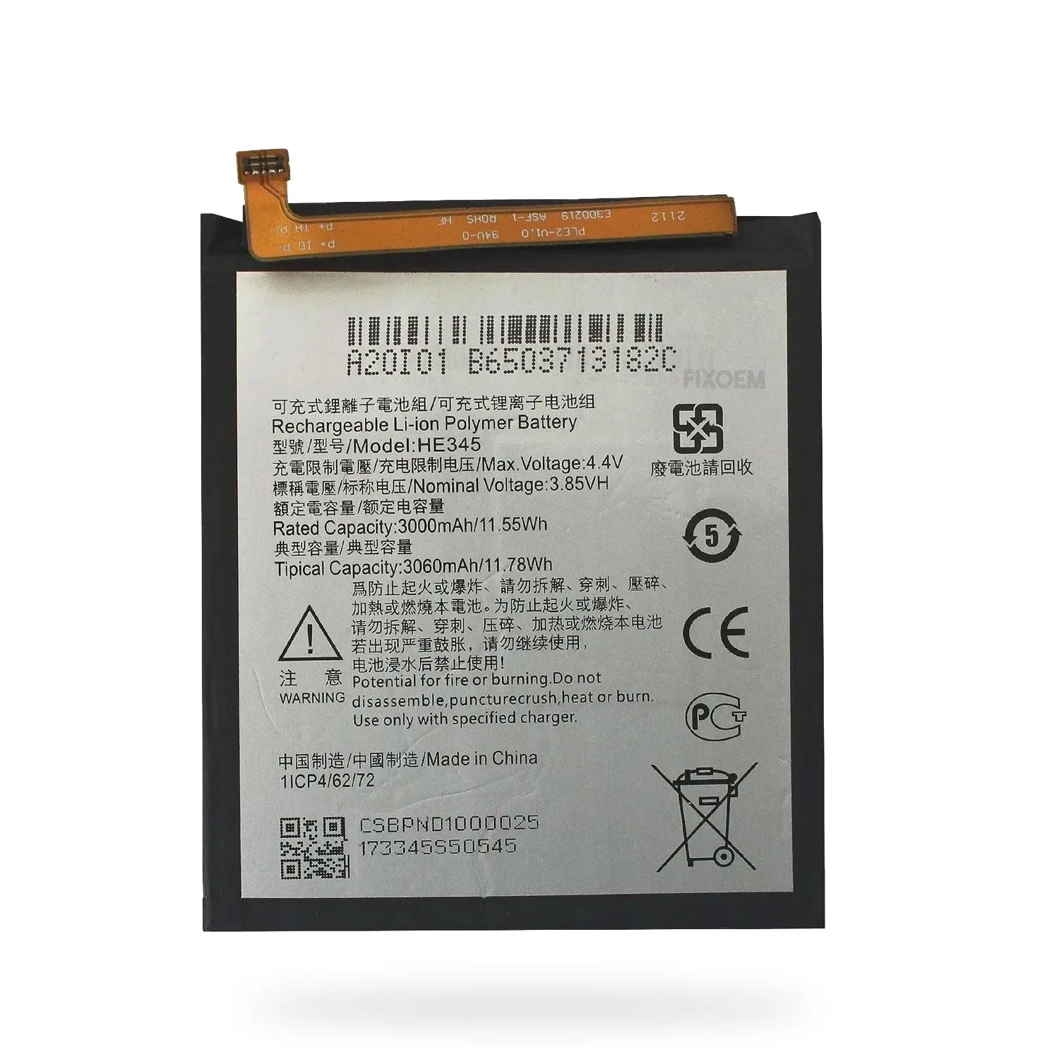 Bateria Nokia 6.1 Ta-1043, Ta-1045, Ta-1054, Ta-1050, Ta-1068 He345. |+4,000 reseñas 4.9/5 | recibe en 2 días