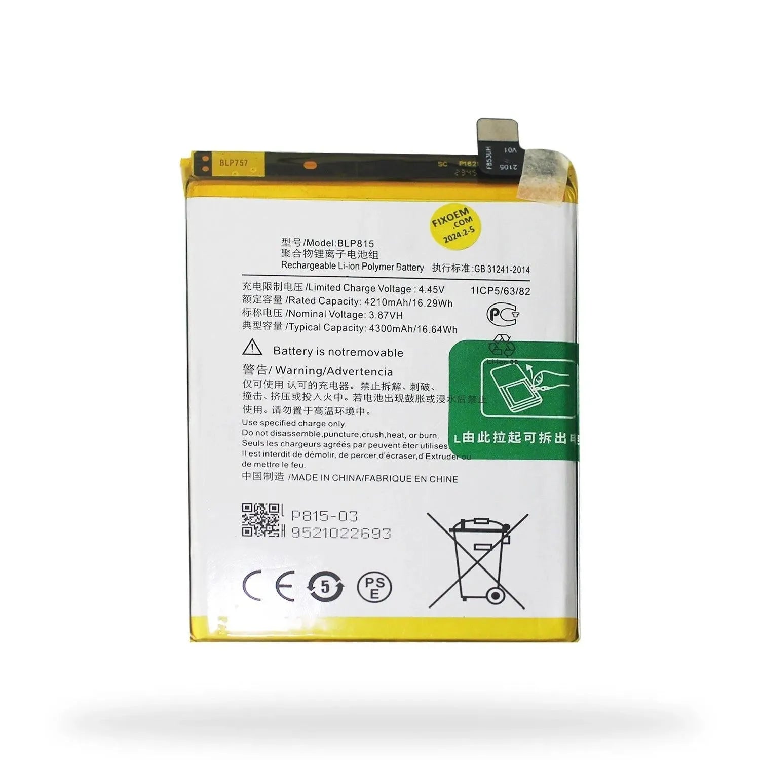 Bateria Oneplus Nord N10 5G BLP815 |+4,000 reseñas 4.9/5 | recibe en 2 días