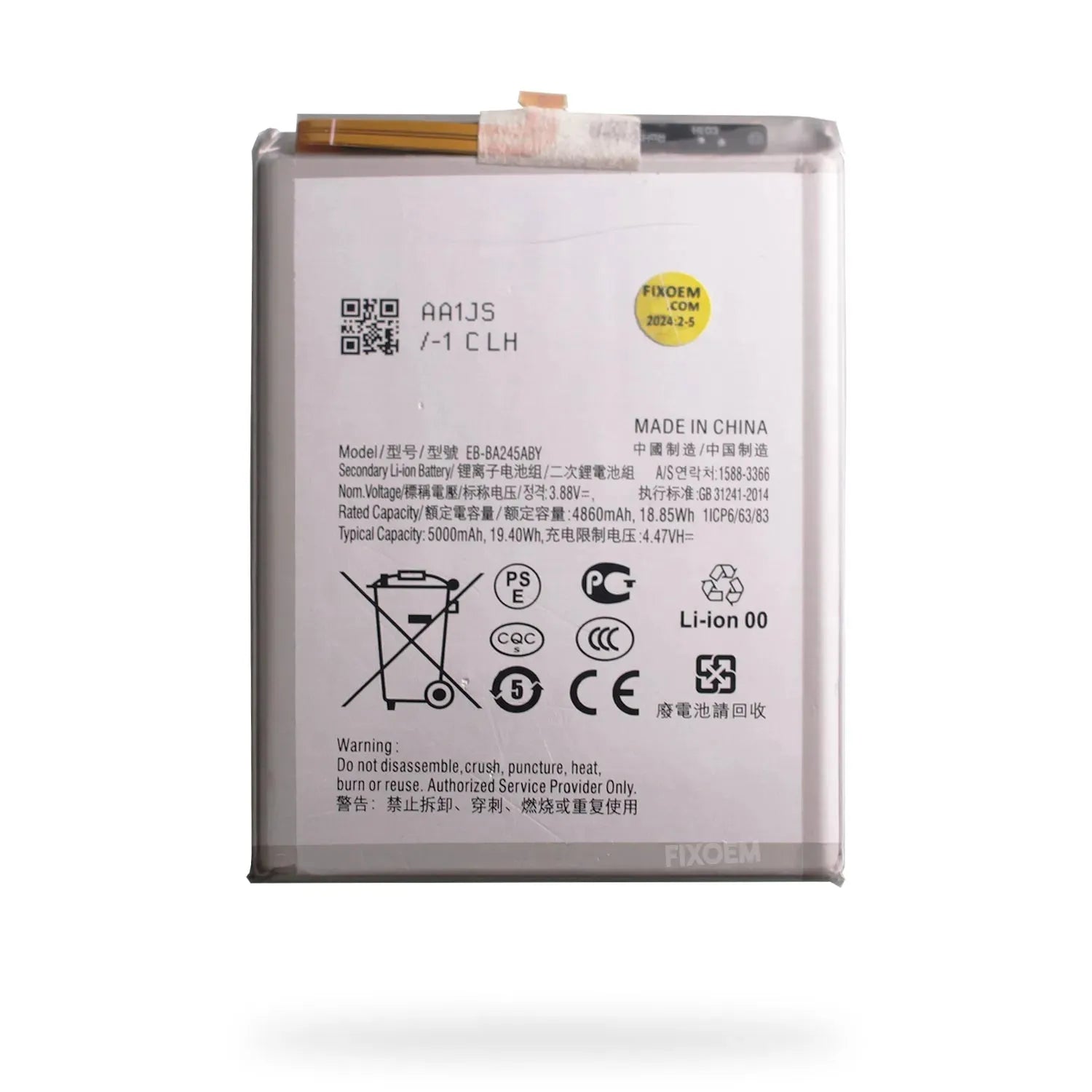 Bateria Samsung A24 4G A245 EB-BA245ABY |+4,000 reseñas 4.9/5 | recibe en 2 días