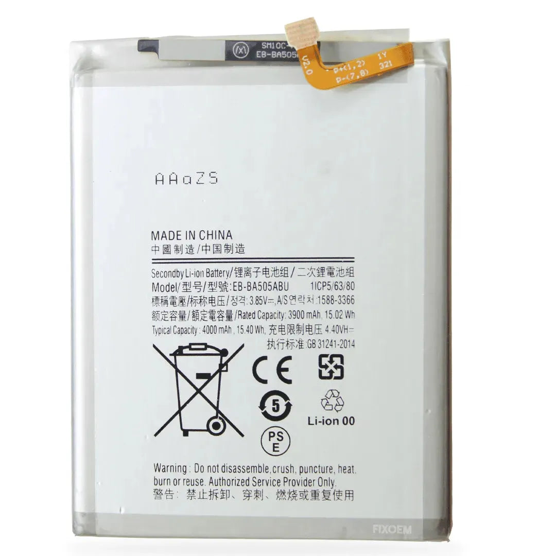 Bateria Samsung A50 / A20 / A30S / A30 / A50S Sm-A505F Sm-A205F Sm-A307FN Sm-A307G Sm-A305F Sm-A507FN Eb-Ba505Abu |+4,000 reseñas 4.9/5 | recibe en 2 días