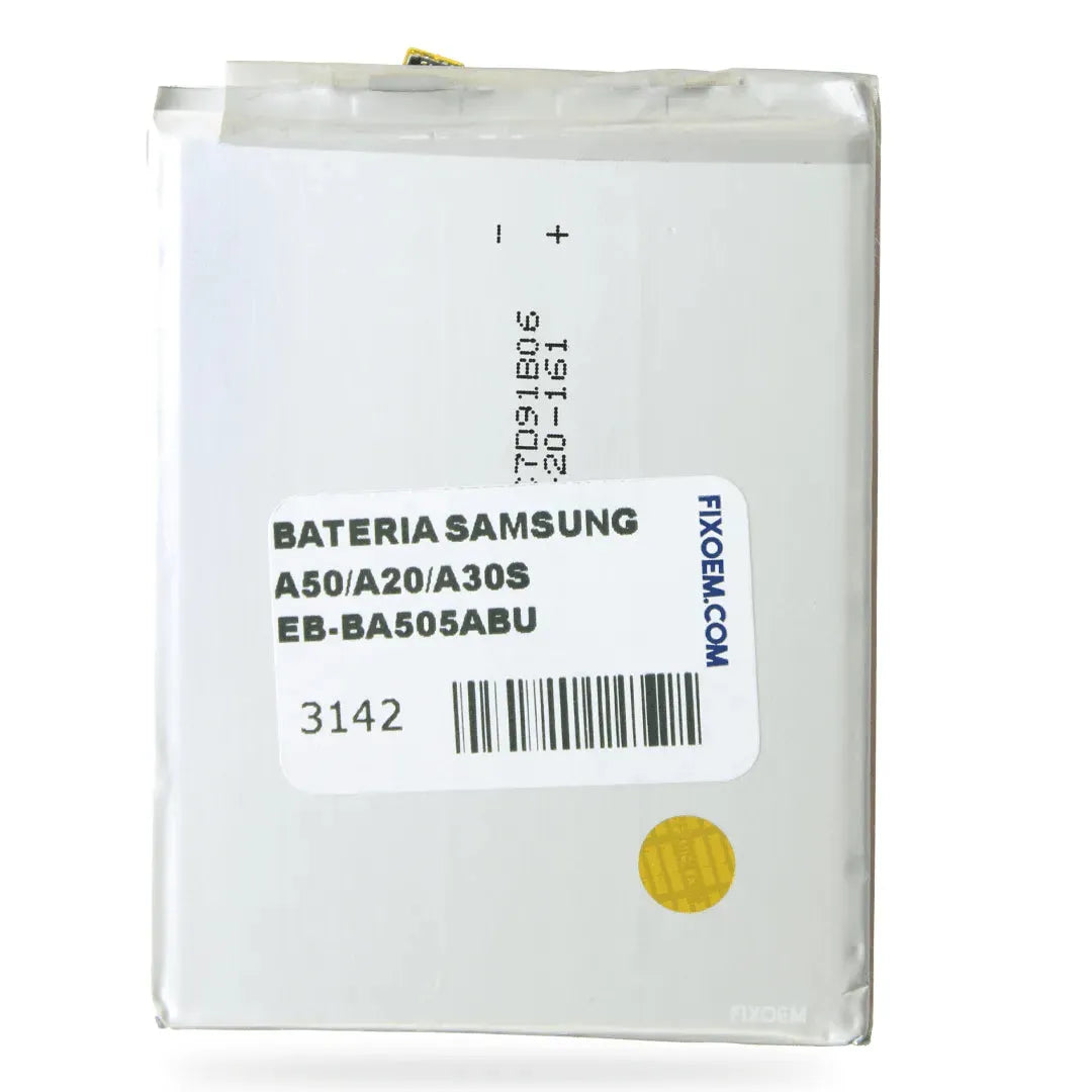 Bateria Samsung A50 / A20 / A30S / A30 / A50S Sm-A505F Sm-A205F Sm-A307FN Sm-A307G Sm-A305F Sm-A507FN Eb-Ba505Abu |+4,000 reseñas 4.9/5 | recibe en 2 días