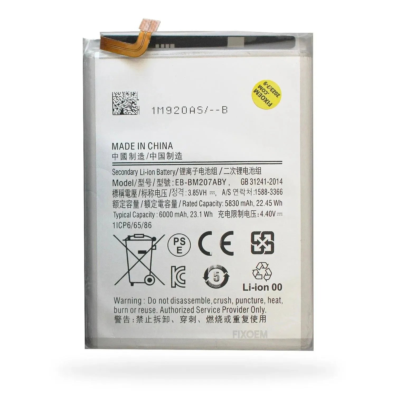 Bateria Samsung M31 / M30S / M21 Sm-M215F Sm-M315F Sm-M307F Eb-Bm207Aby. |+4,000 reseñas 4.9/5 | recibe en 2 días