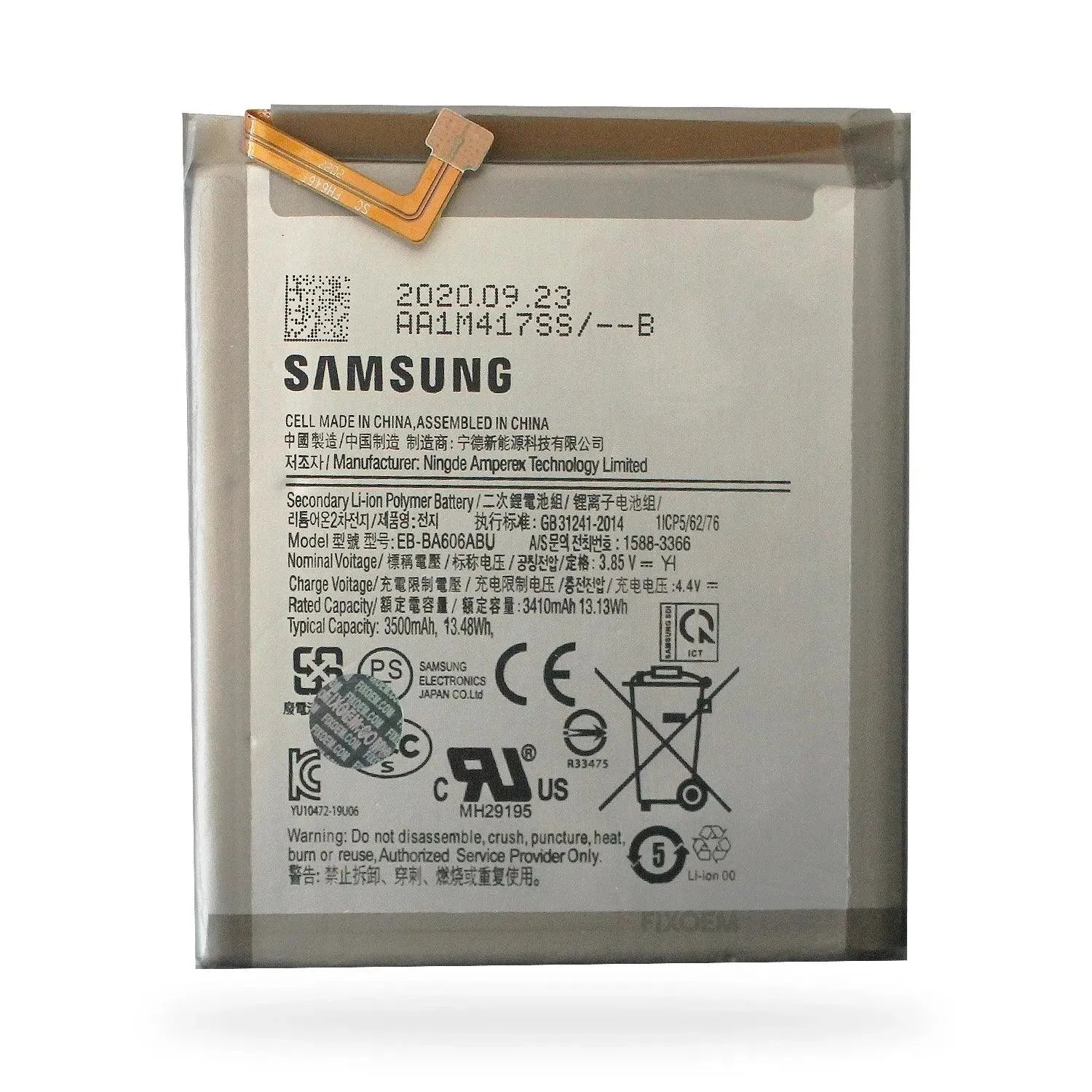 Bateria Samsung M40 / A60 Sm-M405F Sm-A606 Eb-A606Abu. |+4,000 reseñas 4.9/5 | recibe en 2 días