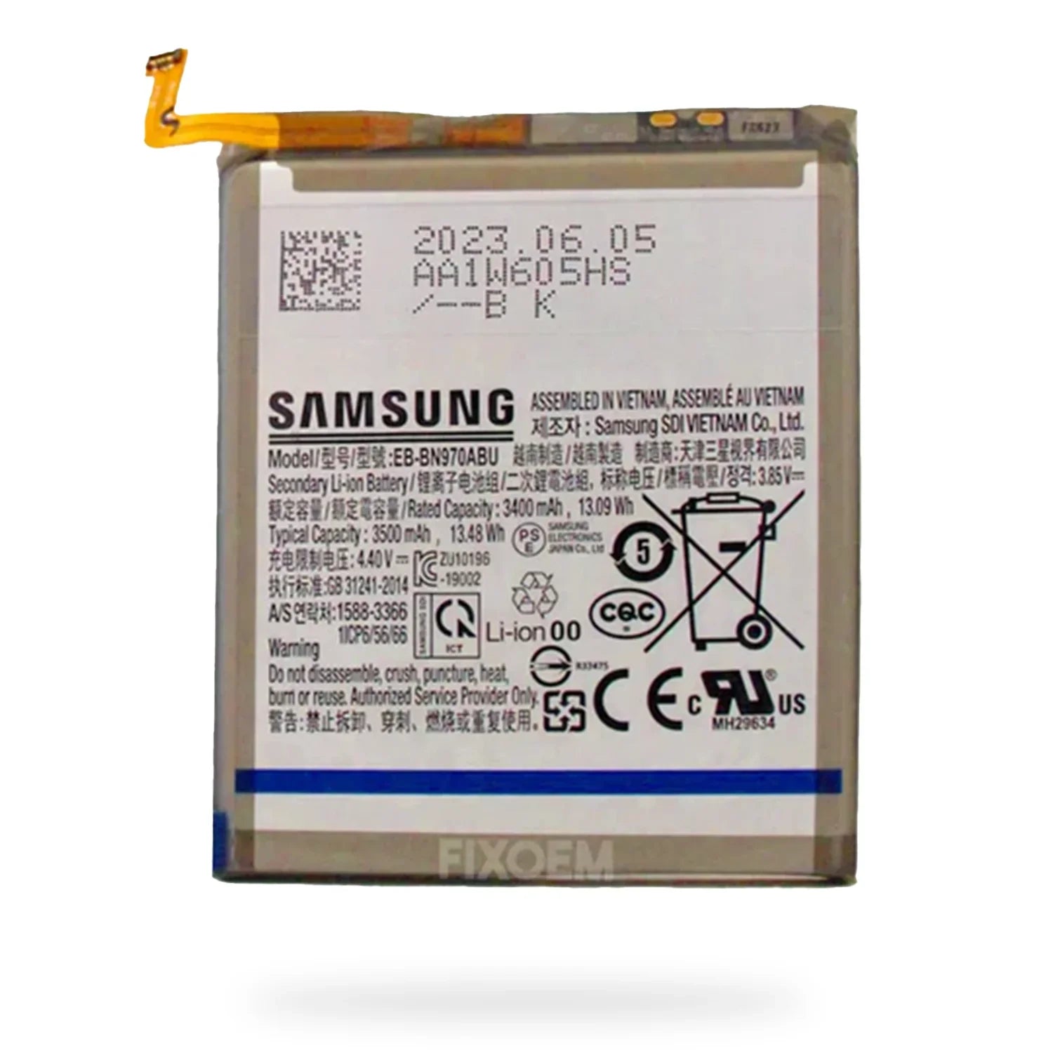 Bateria Samsung Original Note 10 N970 Eb-Bn970Abu |+4,000 reseñas 4.9/5 | recibe en 2 días
