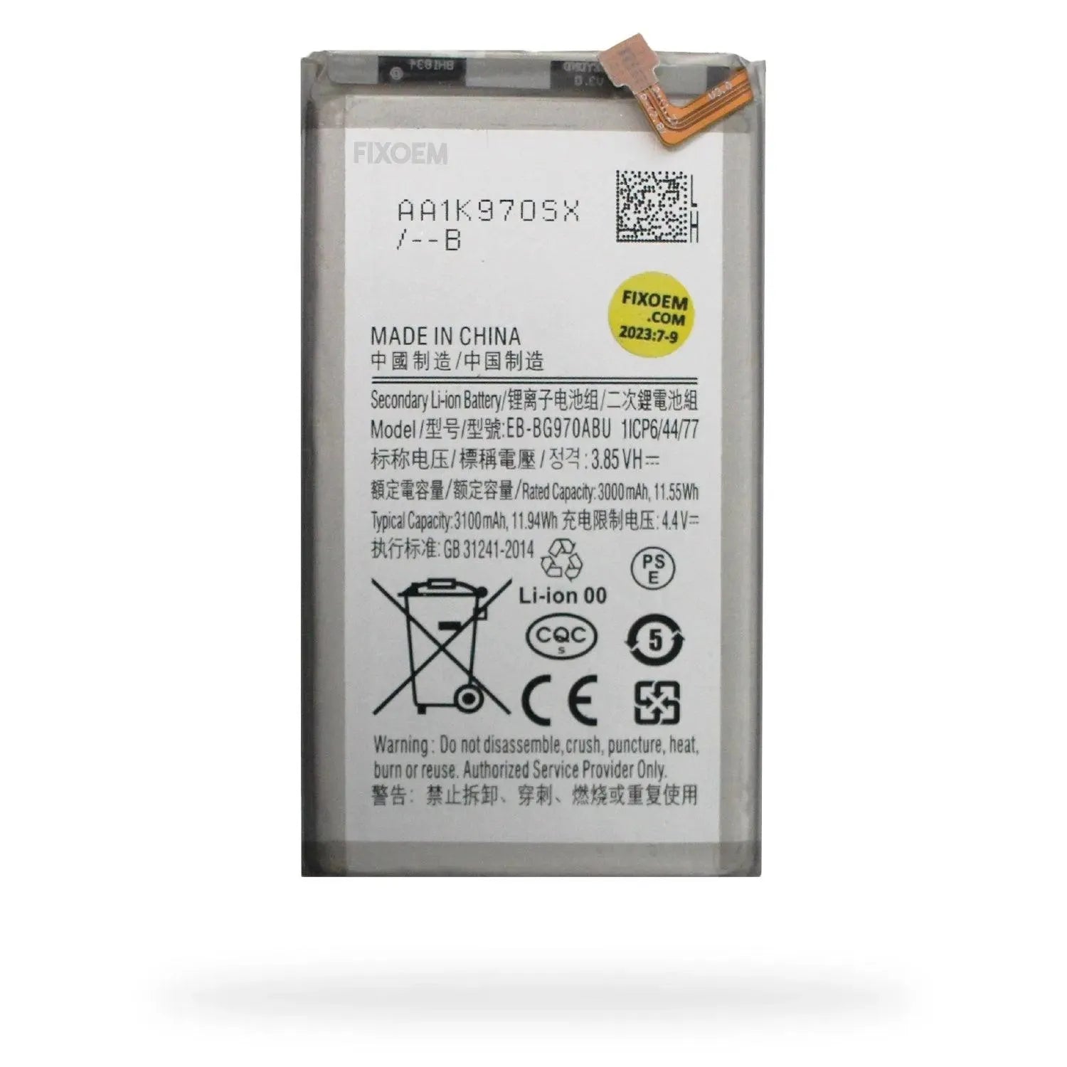 Bateria Samsung S10E Sm-G970 Eb-bg970abu |+4,000 reseñas 4.9/5 | recibe en 2 días